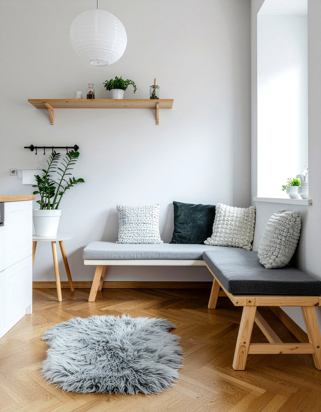 Scandinavian Kitchen Nook - 30 breakfast nook kitchen ideas