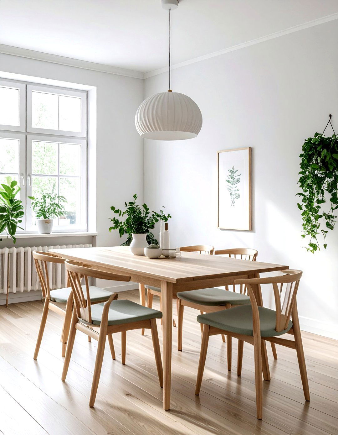Scandinavian Ladderback - 30 ladderback dining chair ideas