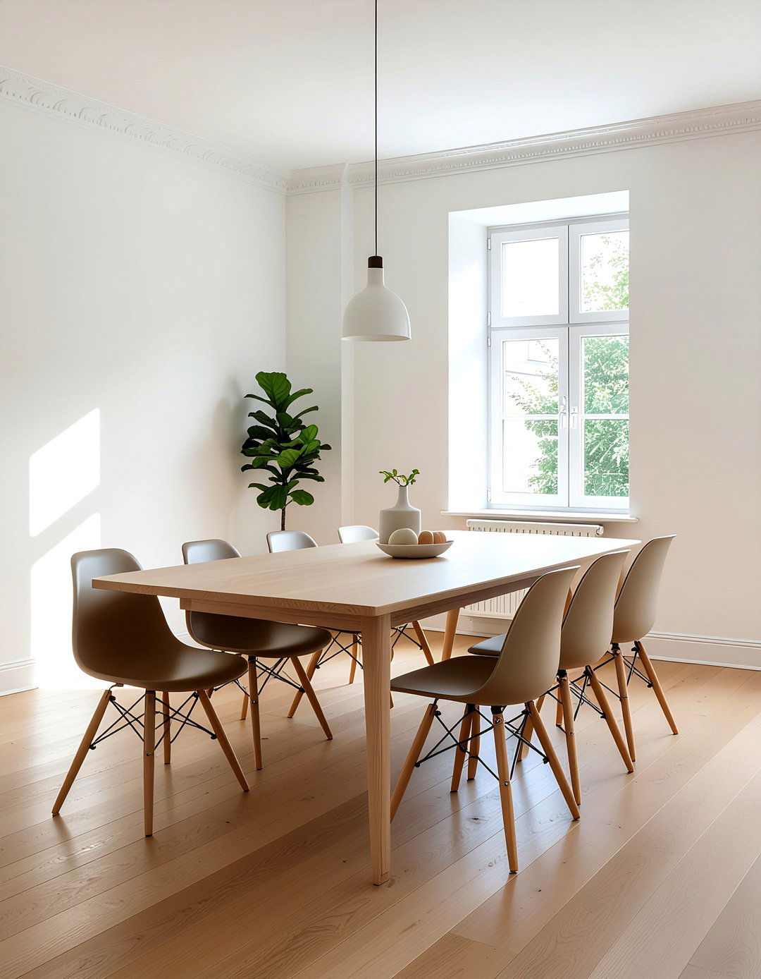 Scandinavian Light Oak Extending Table - 30 extendable dining table ideas