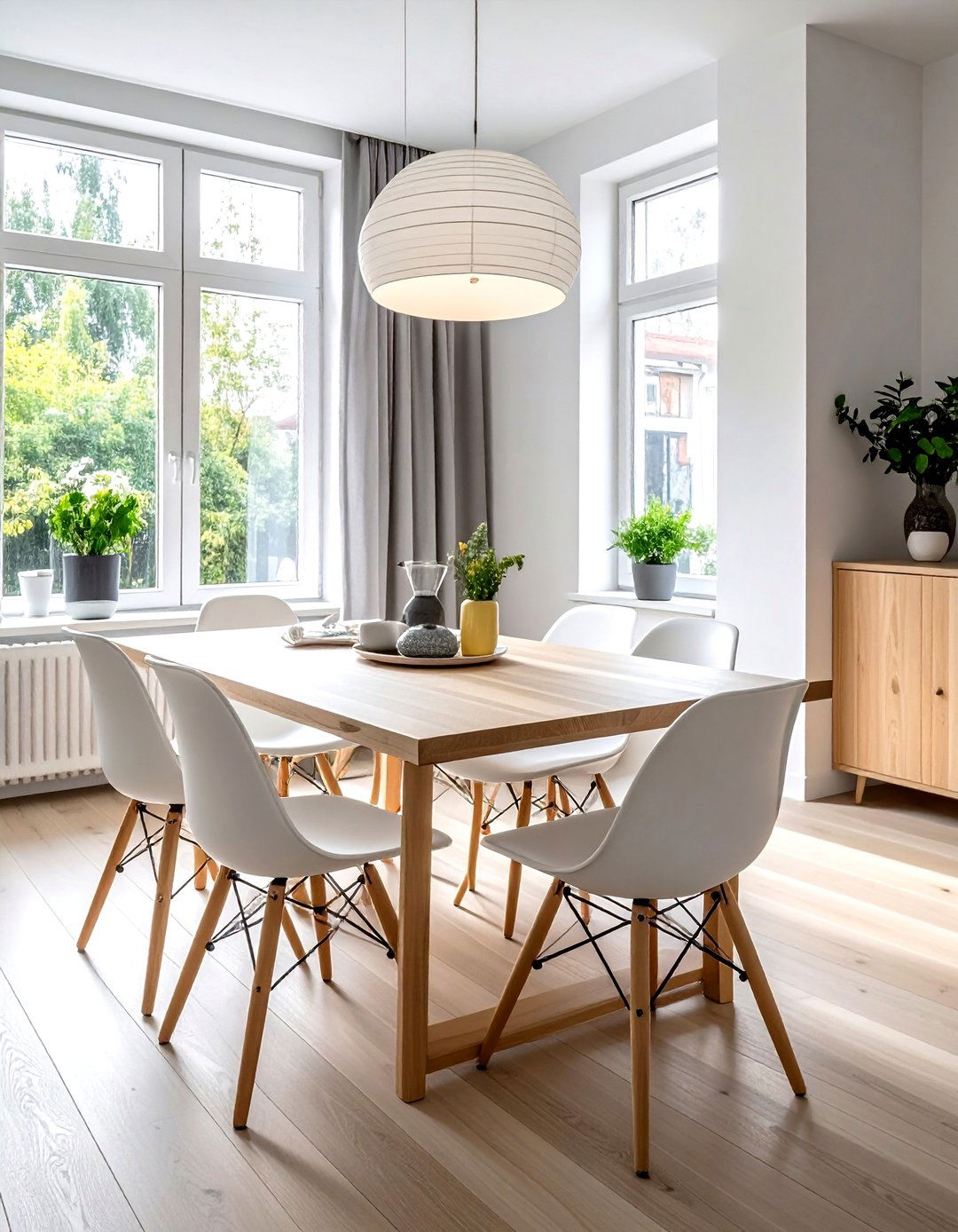Scandinavian Light Wood Dining - 30 wood dining room ideas