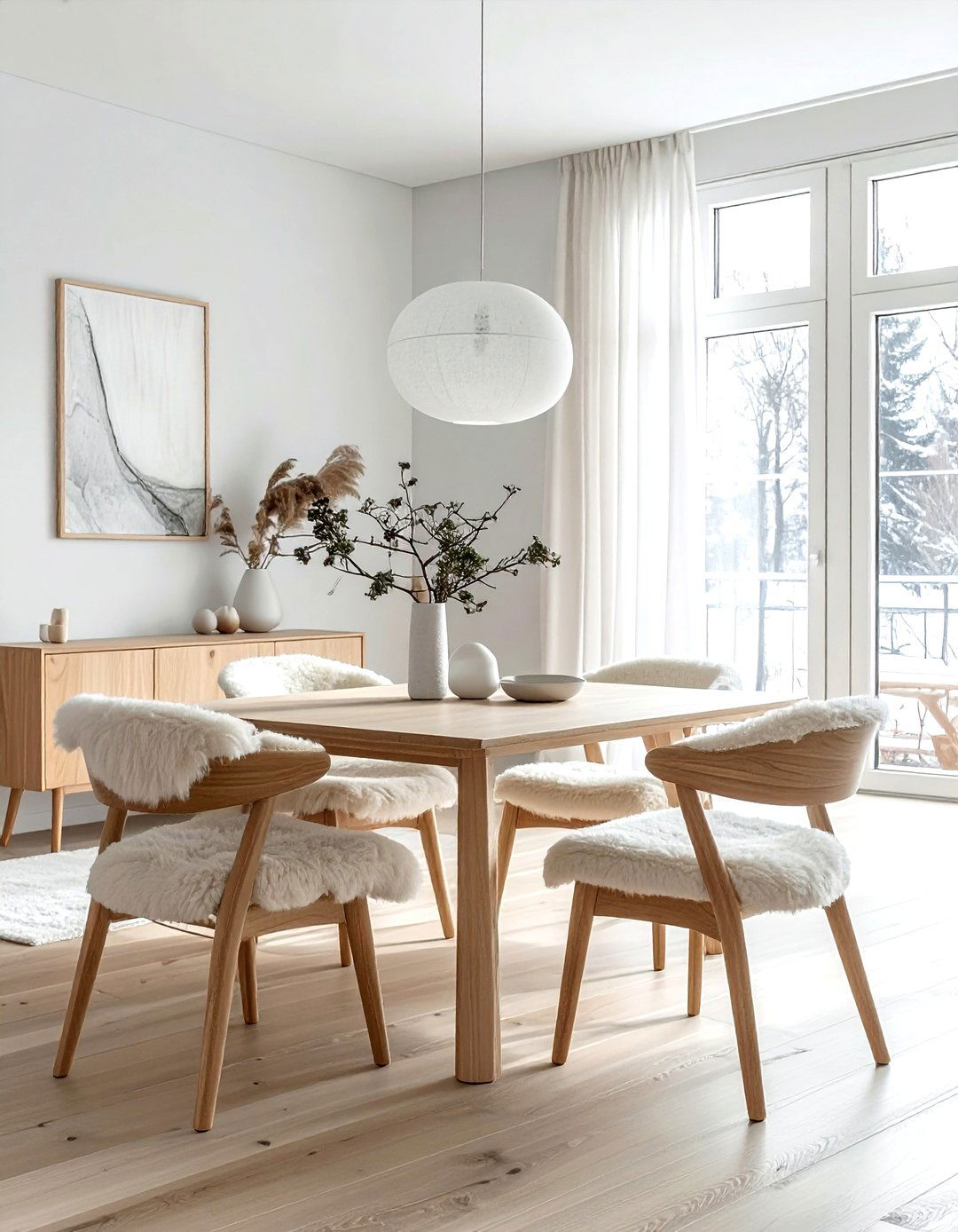 Scandinavian Luxury Dining Space - 30 luxe dining room ideas