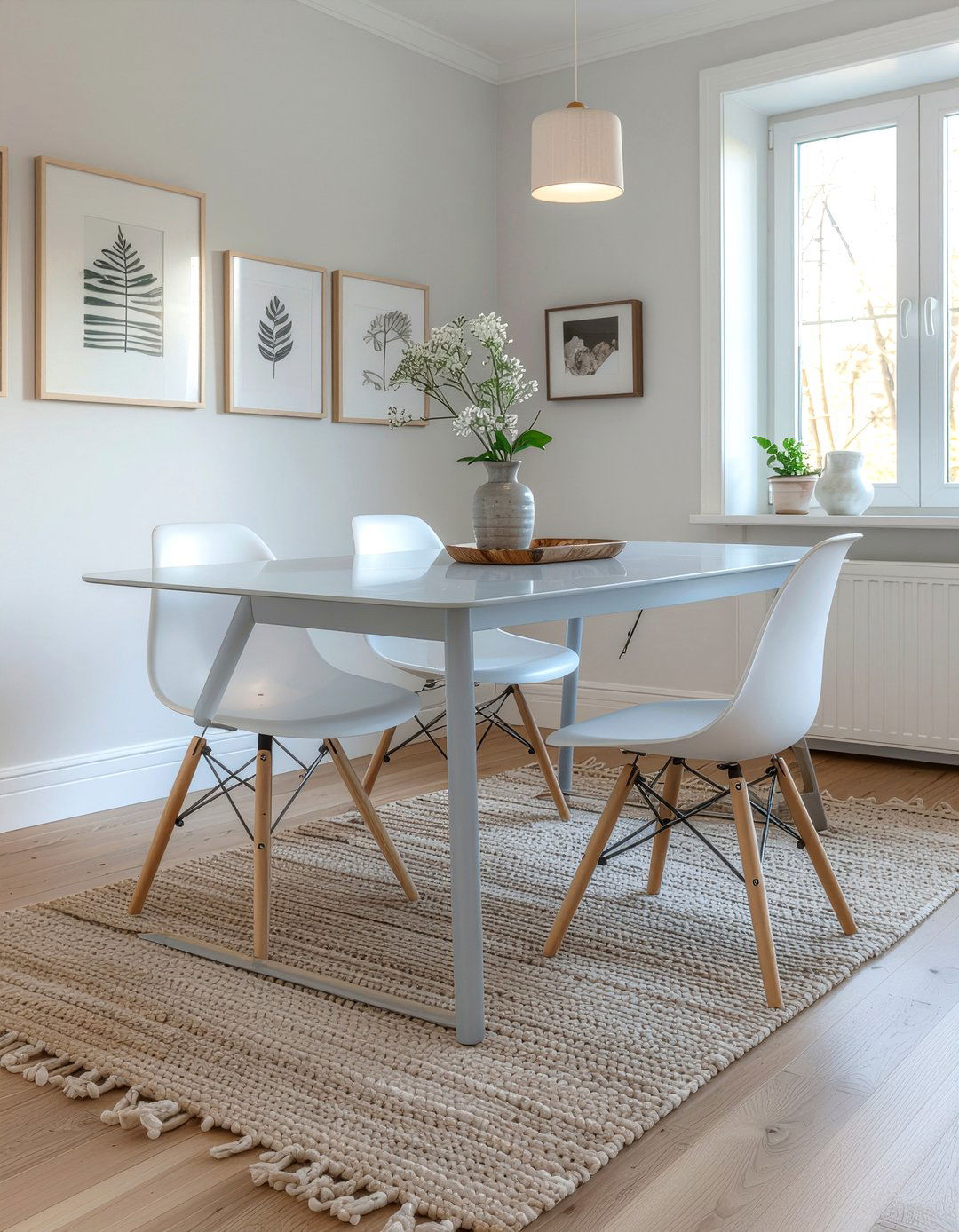 Scandinavian Metal Dining Table - 30 metal dining table ideas