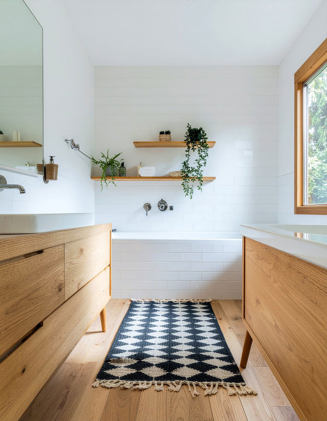 Scandinavian Mid Century Bathroom - 30 bathroom style mixing ideas