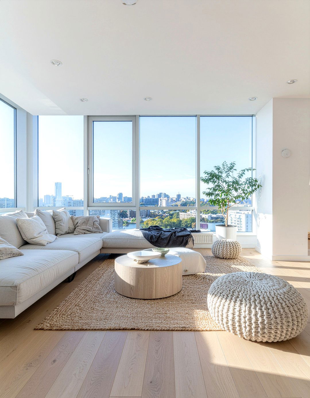 Scandinavian Minimalist Style - 30 penthouse living room ideas