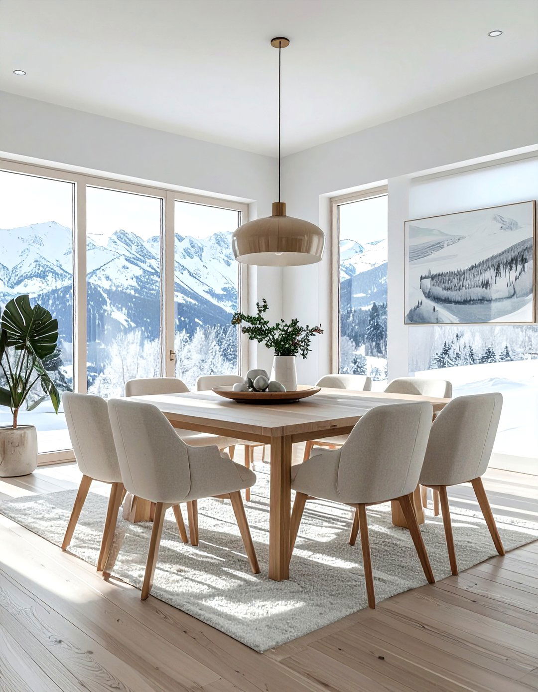 Scandinavian Mountain Dining - 30 Aspen dining room ideas