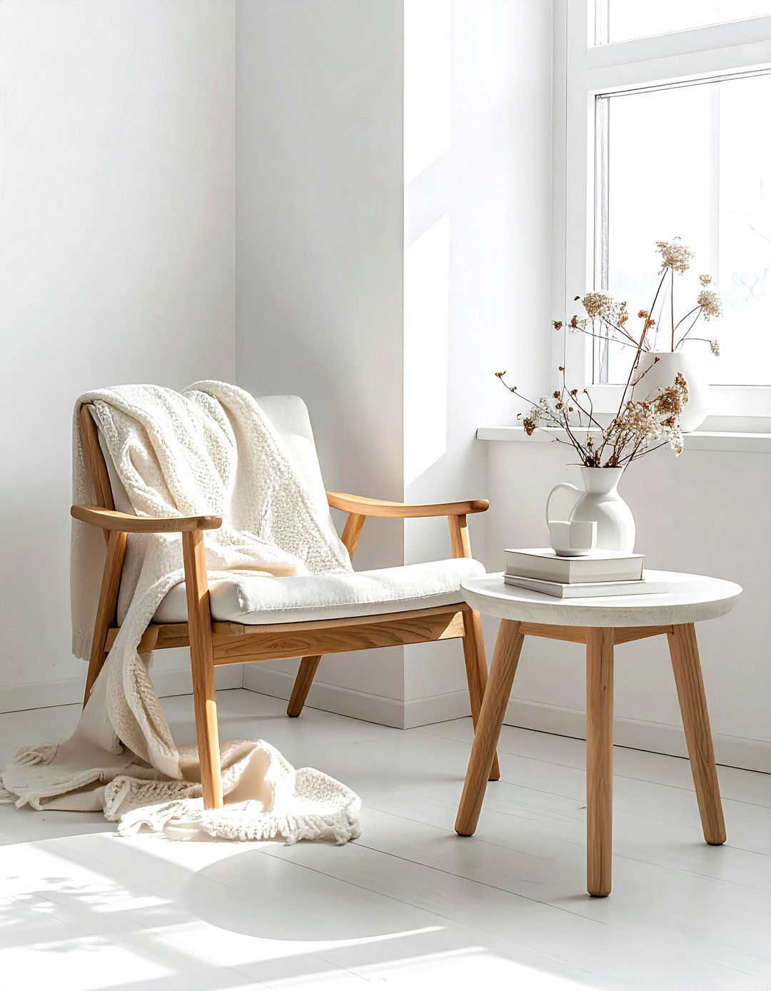 Scandinavian Nook - 30 bedroom reading nook ideas