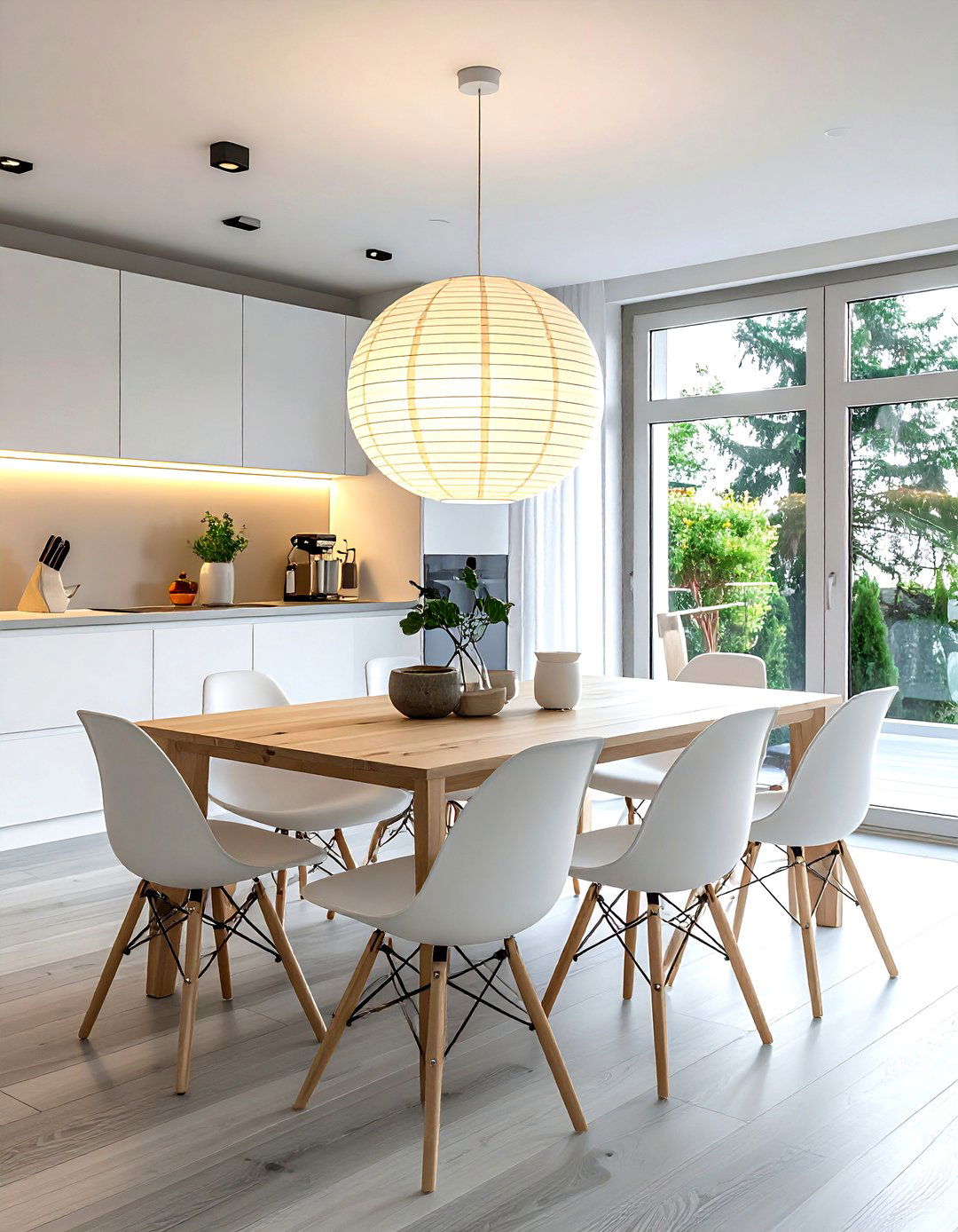 Scandinavian Paper Lantern - 30 dining room lighting design