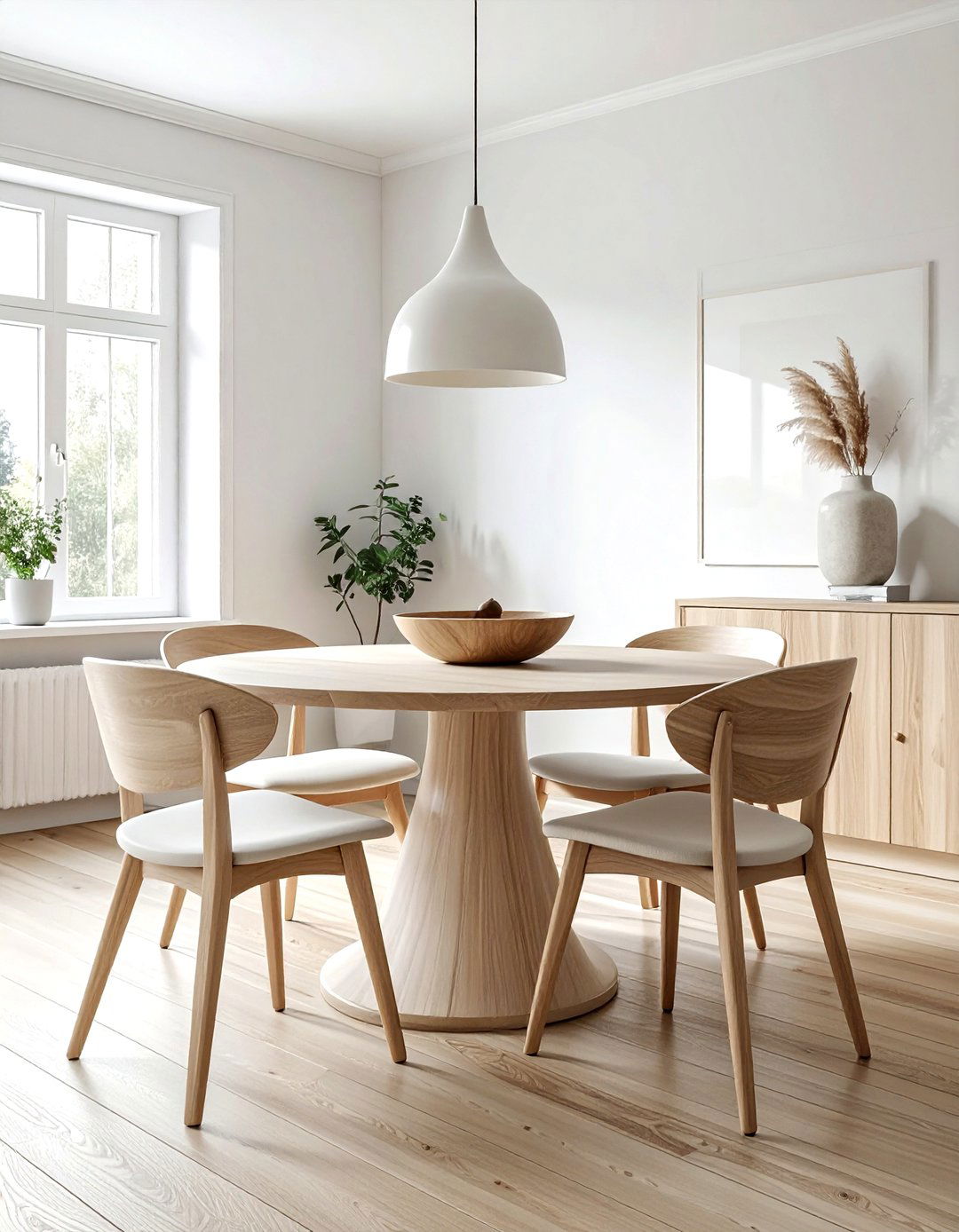 Scandinavian Pedestal Dining Table - 30 pedestal dining table ideas