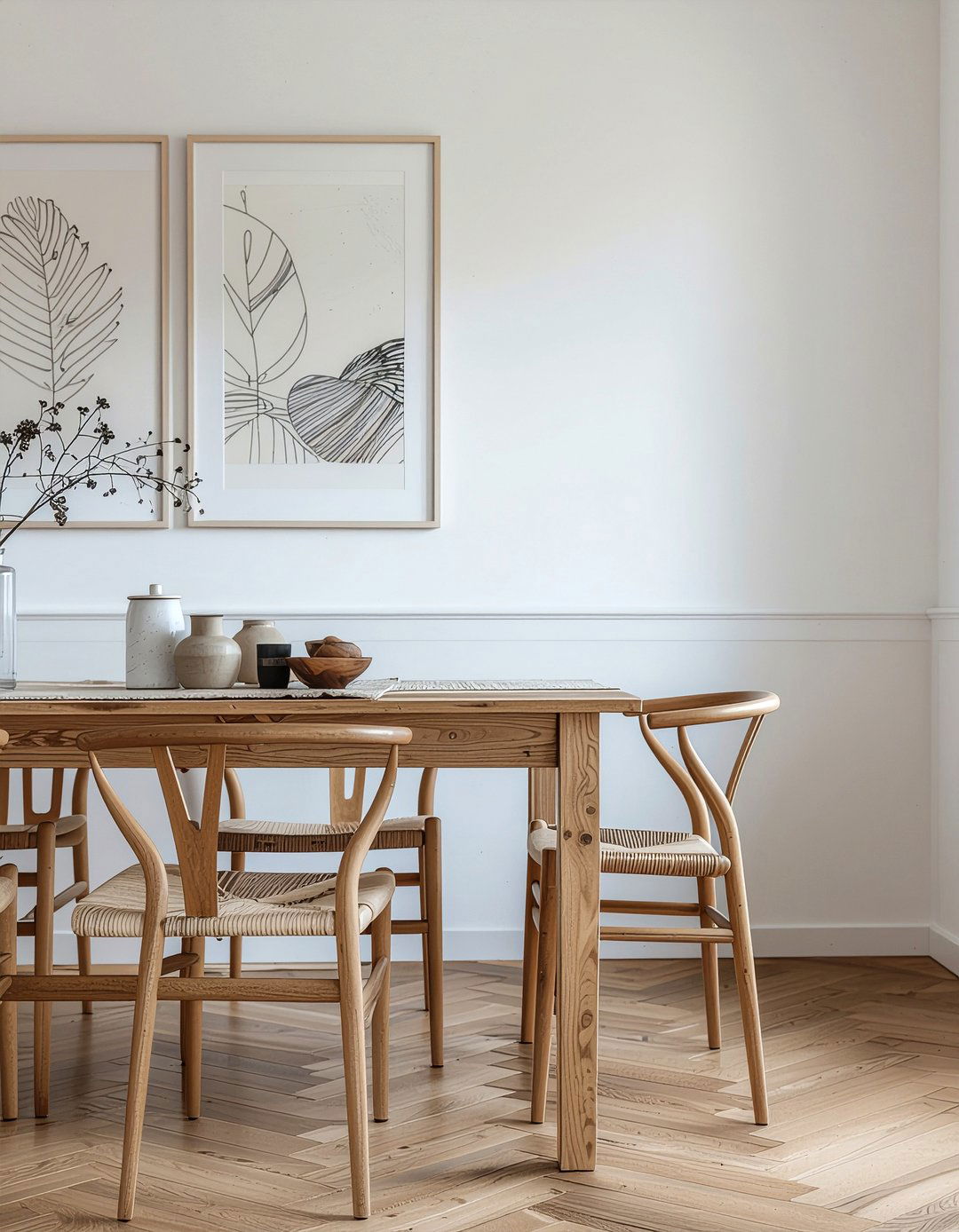 Scandinavian Picture Rail - 30 dining room picture rail ideas