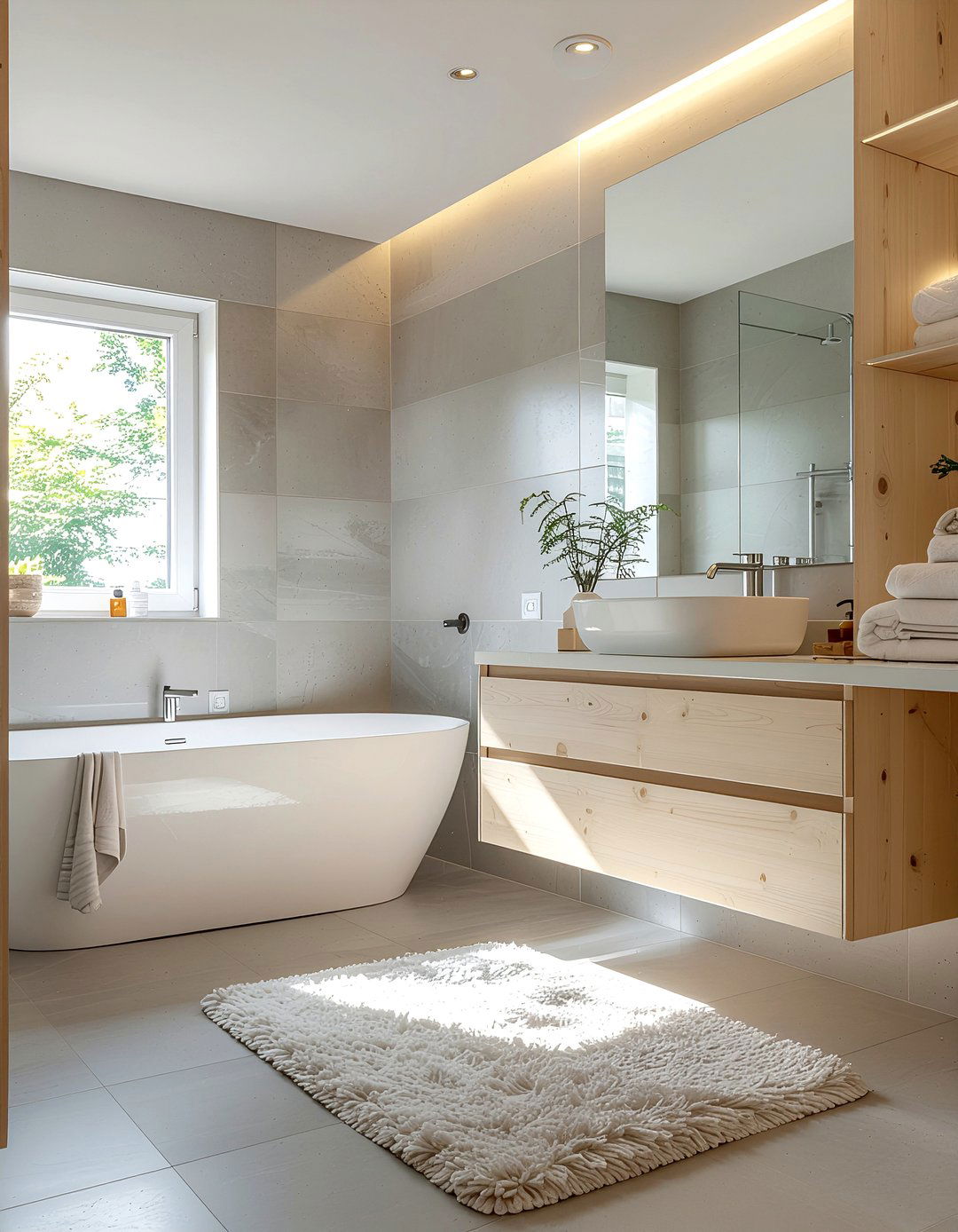 Scandinavian Style Bathroom - 30 cozy bathroom settings