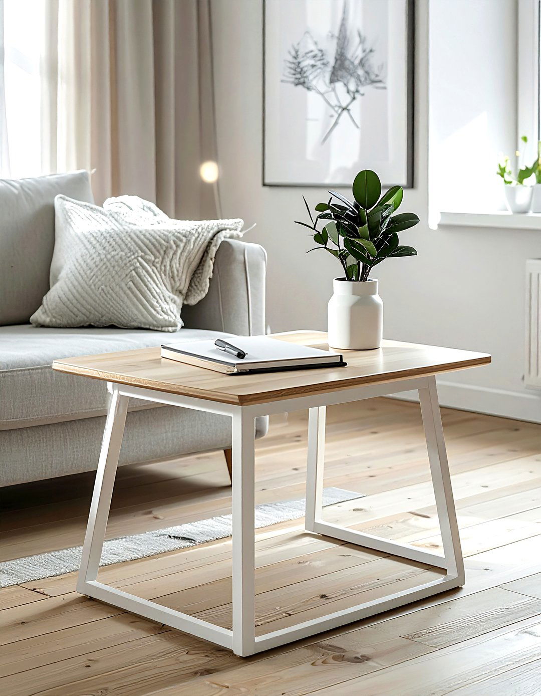 Scandinavian Style C Table - 30 living room C-table ideas