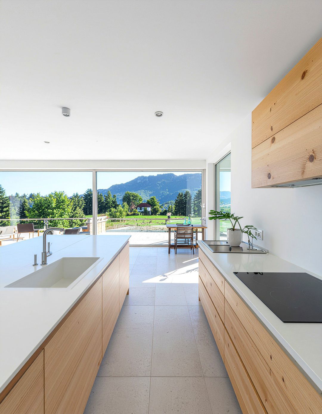 Scandinavian Style Induction Kitchen - 30 induction cooktop kitchen ideas