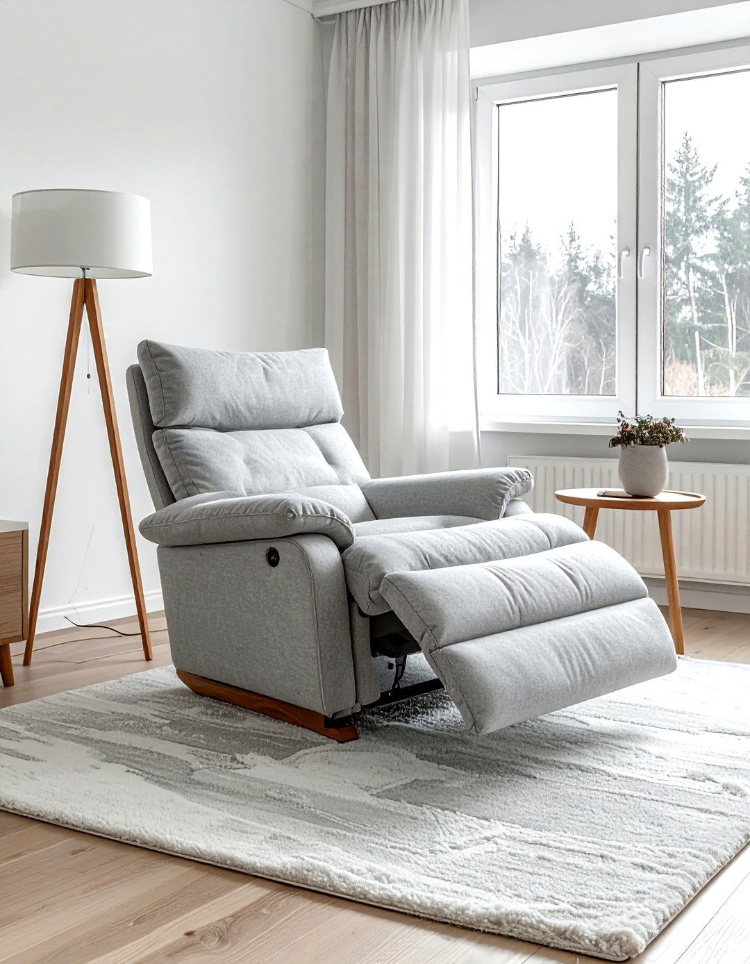 Scandinavian Style Recliner - 30 living room recliners
