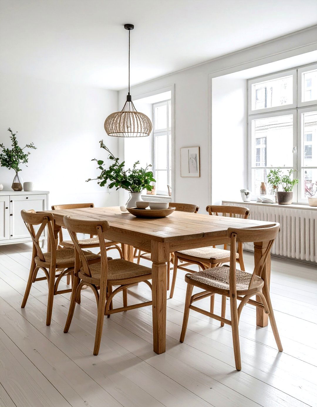 Scandinavian Style With Light Wood Antiques - 30 inherited dining room ideas