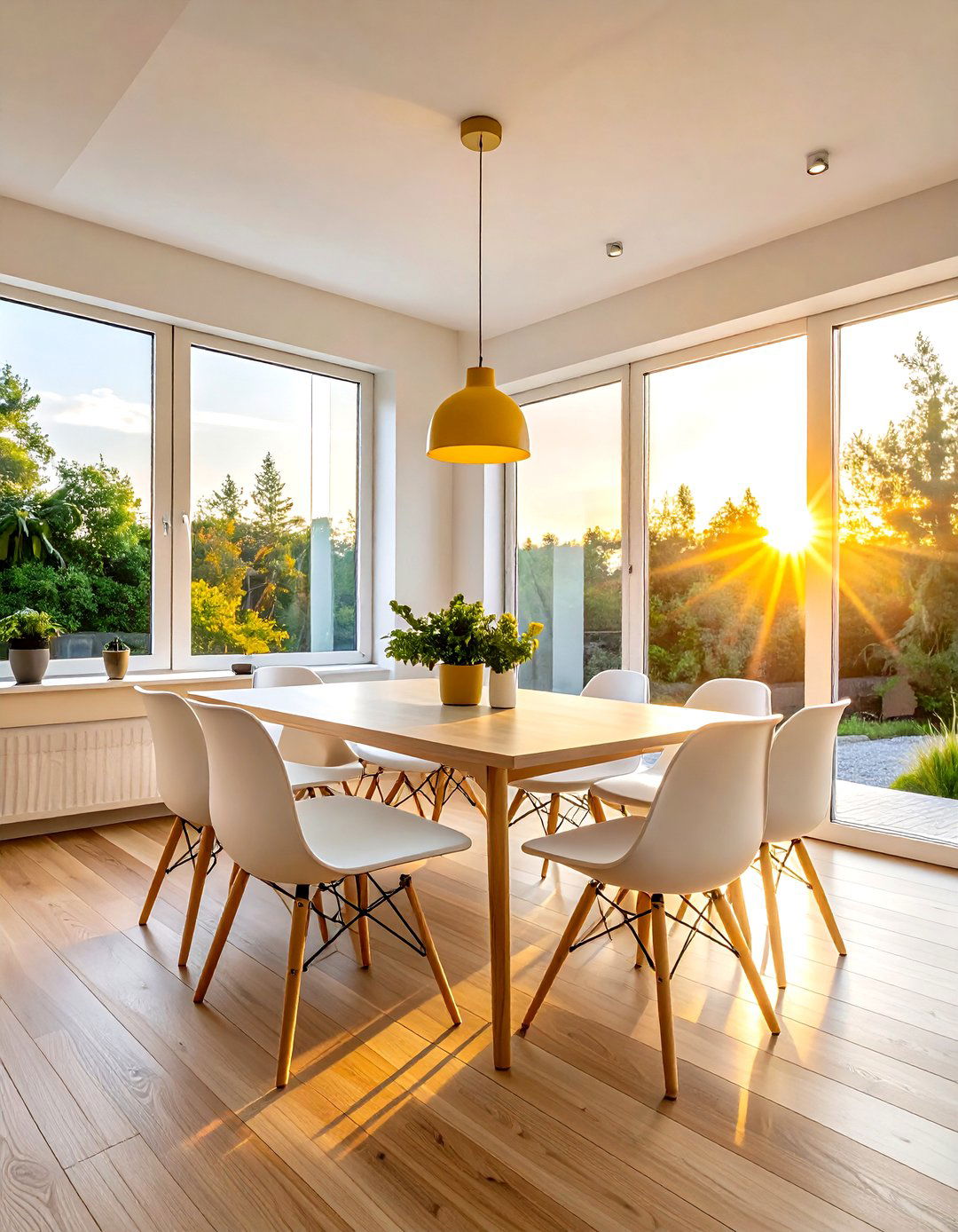 Scandinavian Sunset Dining Room - 30 sunset dining room ideas