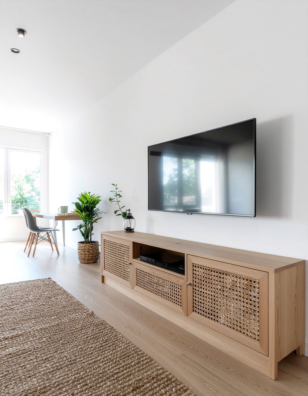 Scandinavian TV Niche - 30 living room tv niche ideas