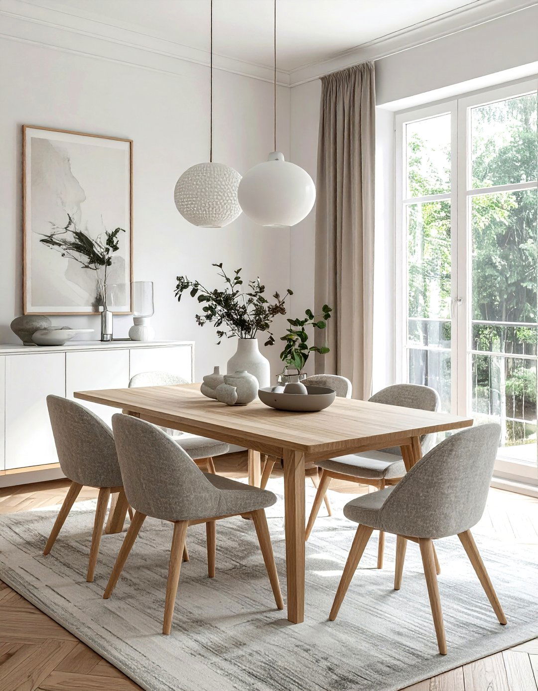 Scandinavian Vintage Dining Room - 30 antique dining room ideas