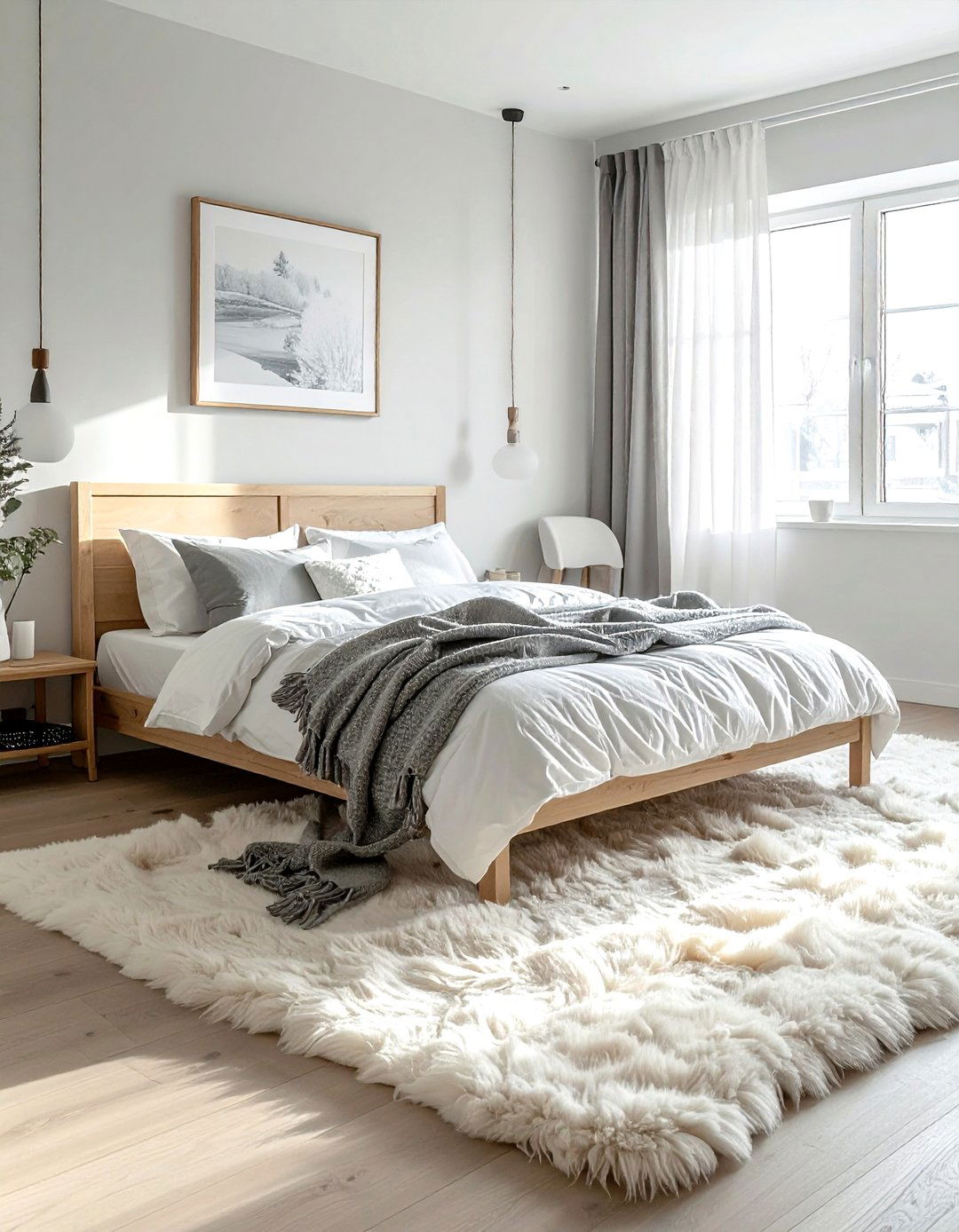 Scandinavian bedroom - 30 teen room decor ideas