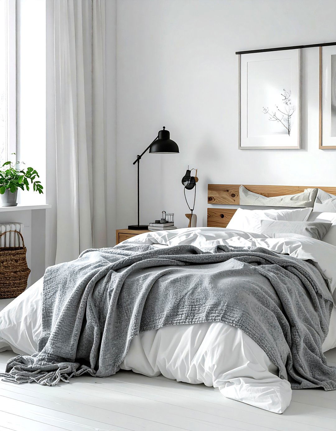 Scandinavian bedroom - 30 bright bedroom ideas