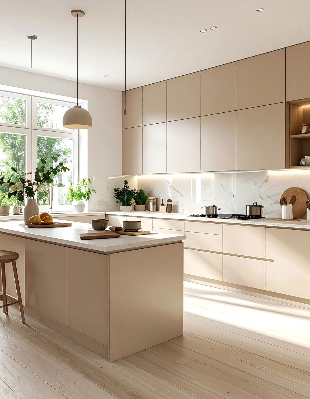 Scandinavian beige kitchen - 30 beige kitchen design ideas