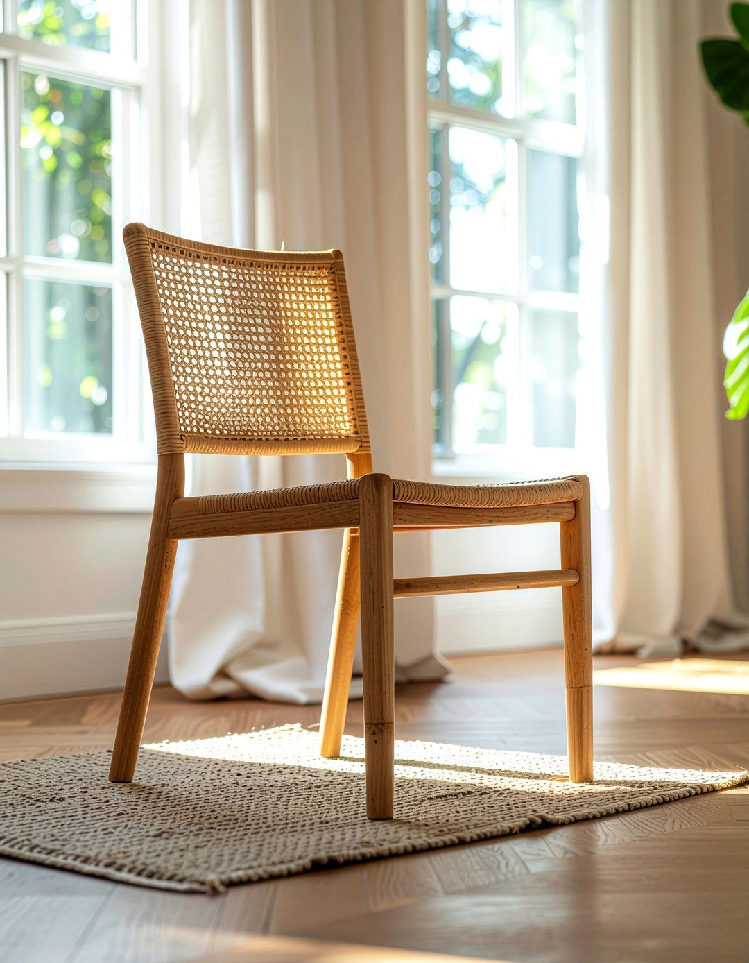 Scandinavian cane chair - 30 cane dining chair ideas