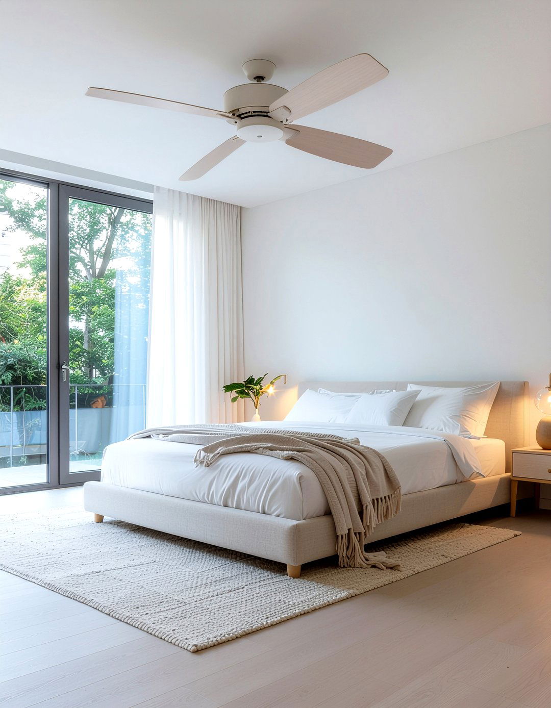 Scandinavian ceiling fan - 30 bedroom ceiling fans
