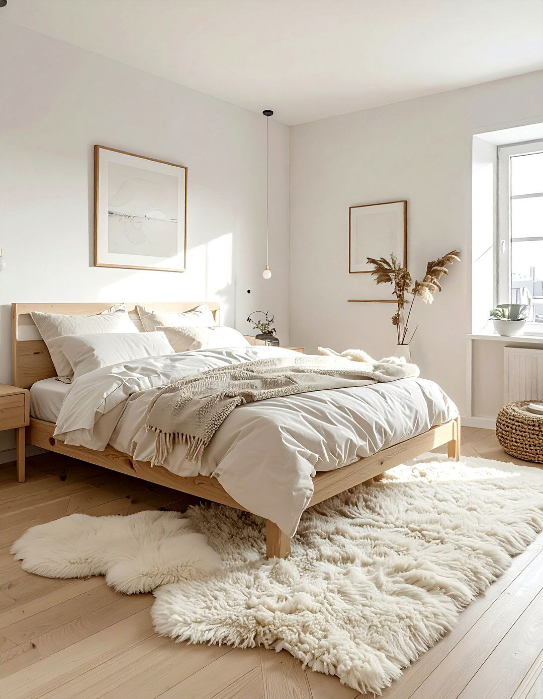 Scandinavian cream bedroom - 30 contemporary cream bedroom ideas