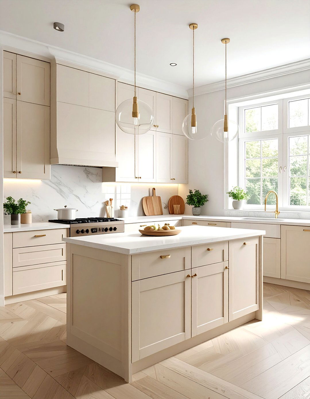 Scandinavian cream kitchen style - 30 cream kitchen design ideas