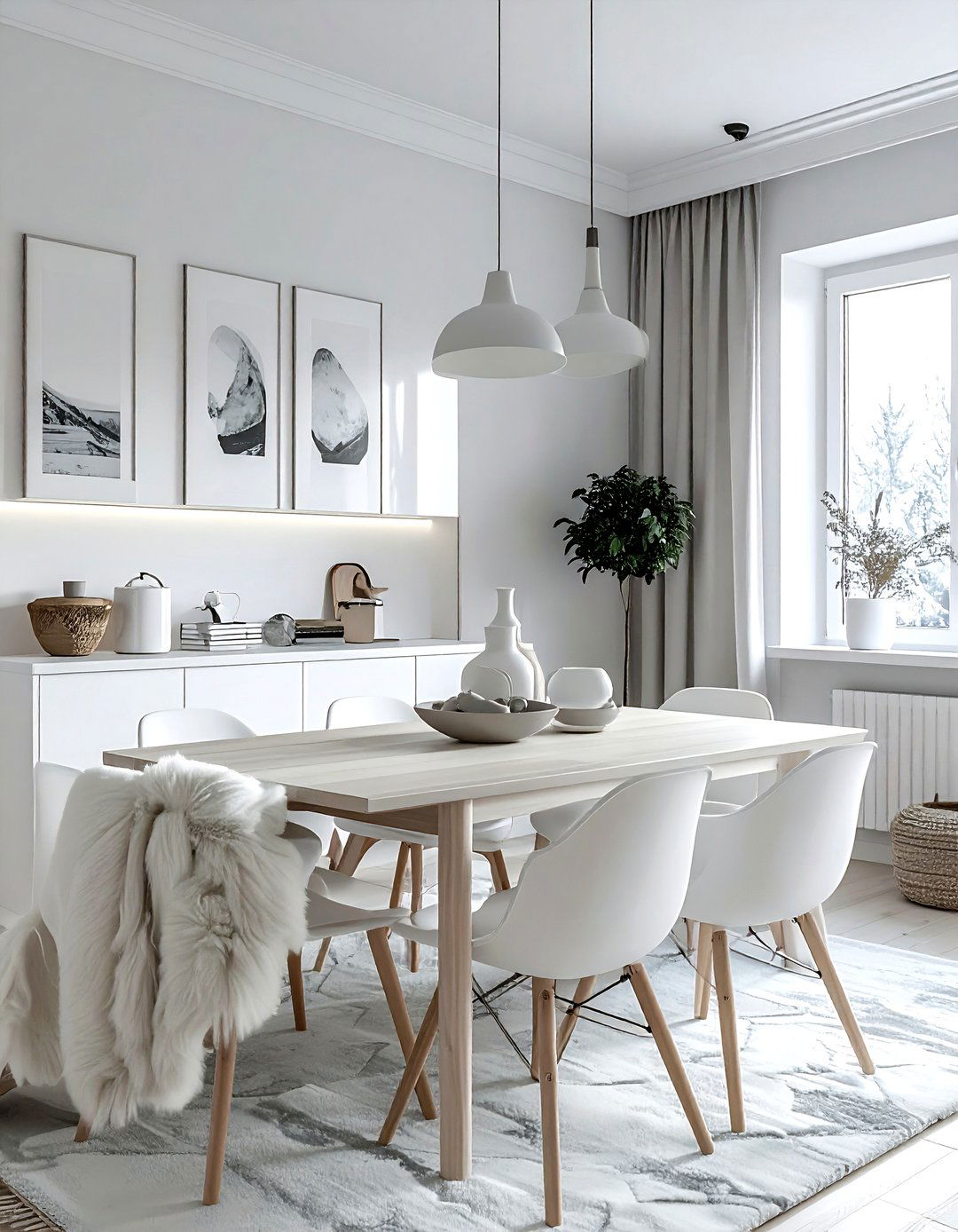 Scandinavian dining room - 30 spacious dining room ideas