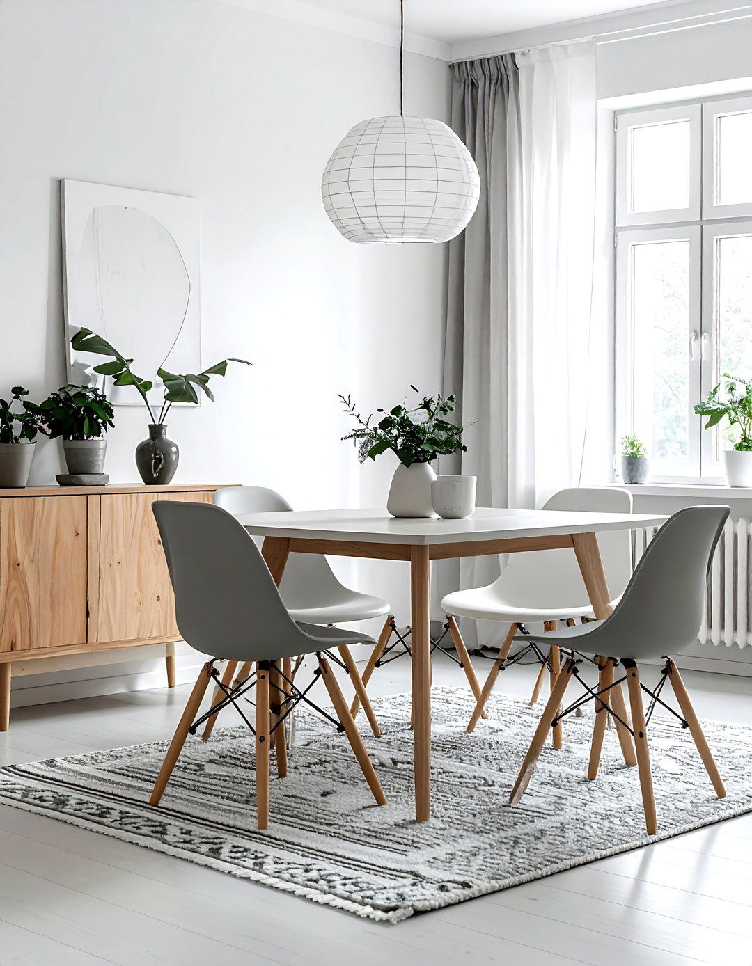 Scandinavian dining room - 30 cozy dining room settings