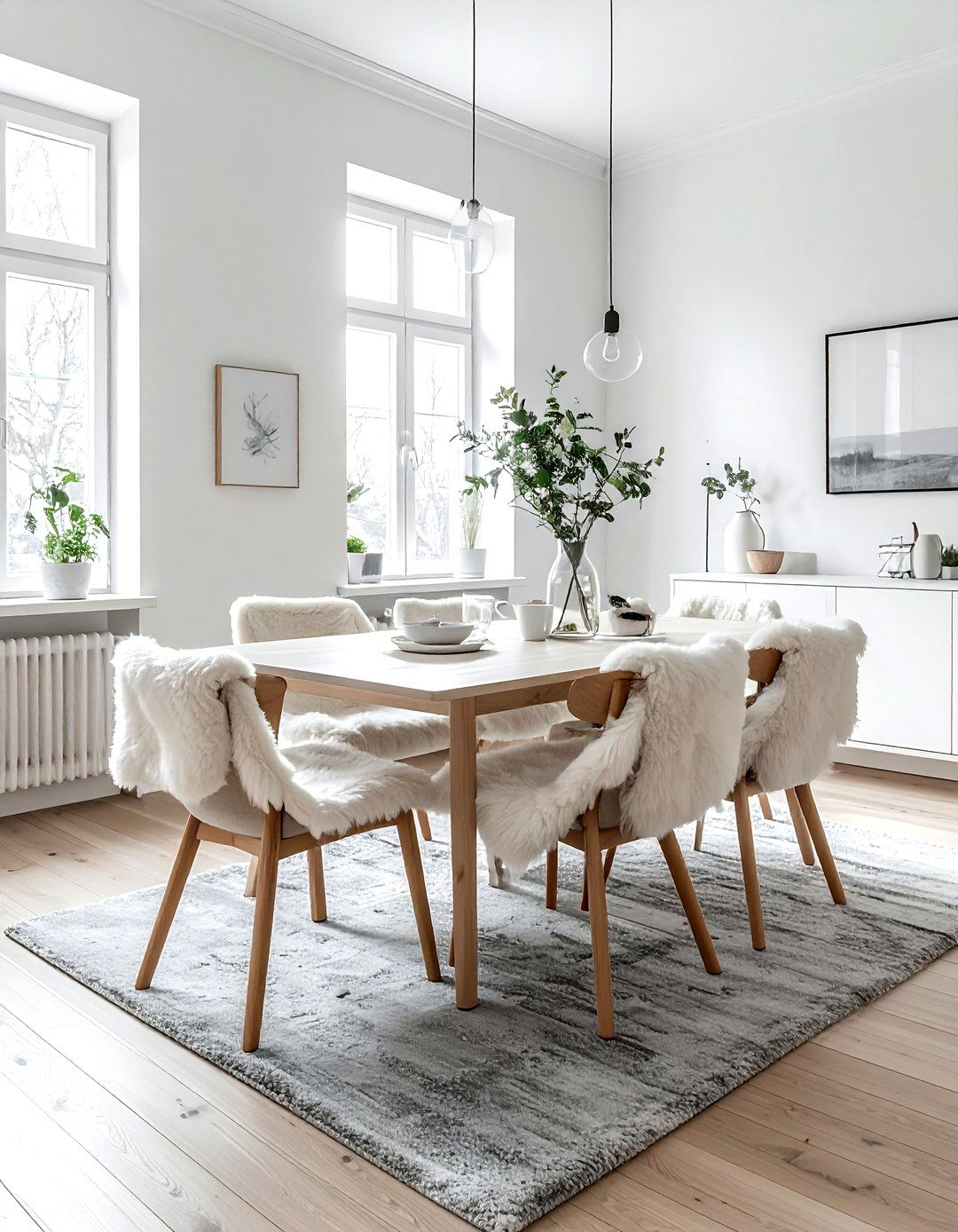 Scandinavian dining room - 30 dining room family gathering ideas