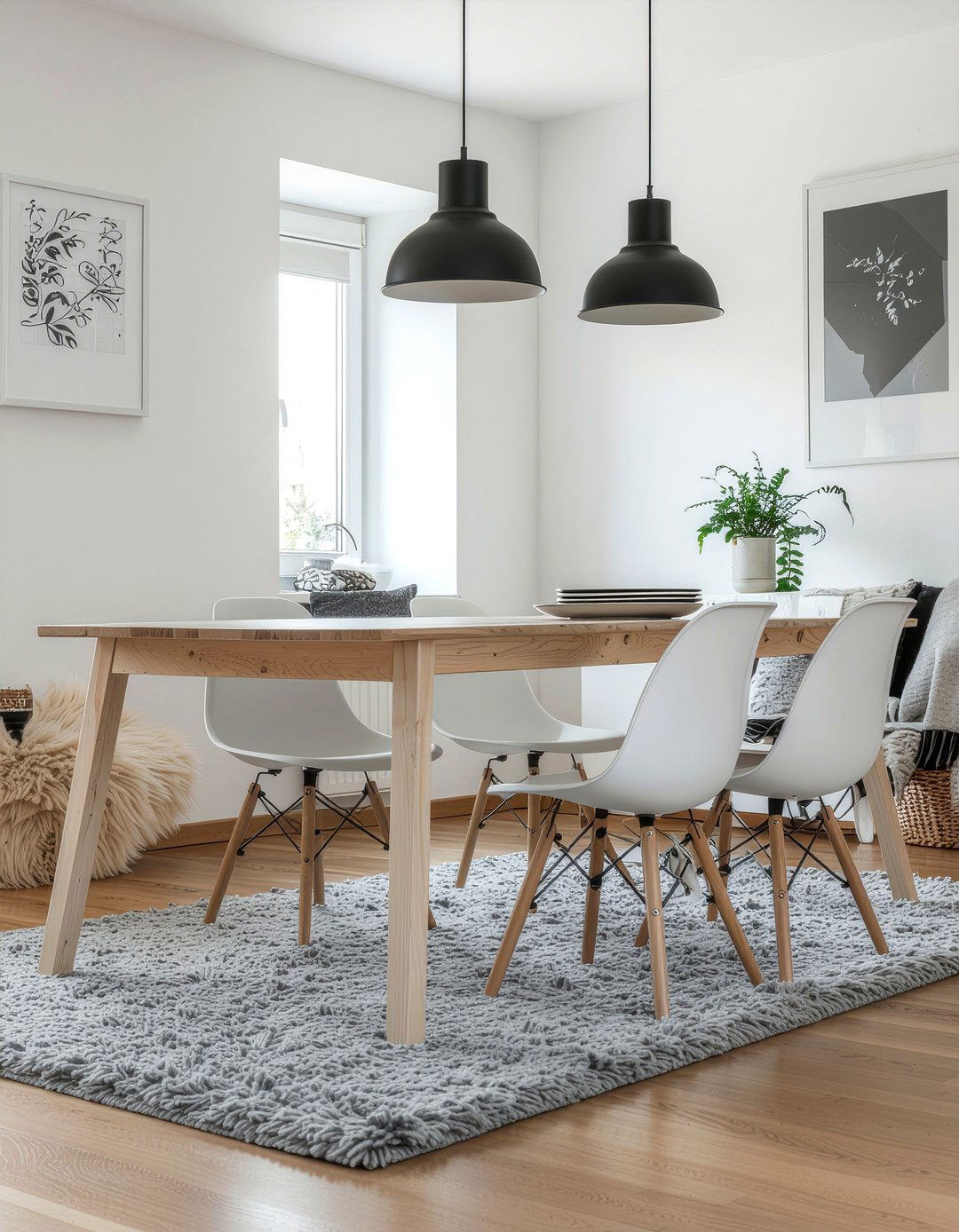 Scandinavian dining room - 30 large dining room ideas