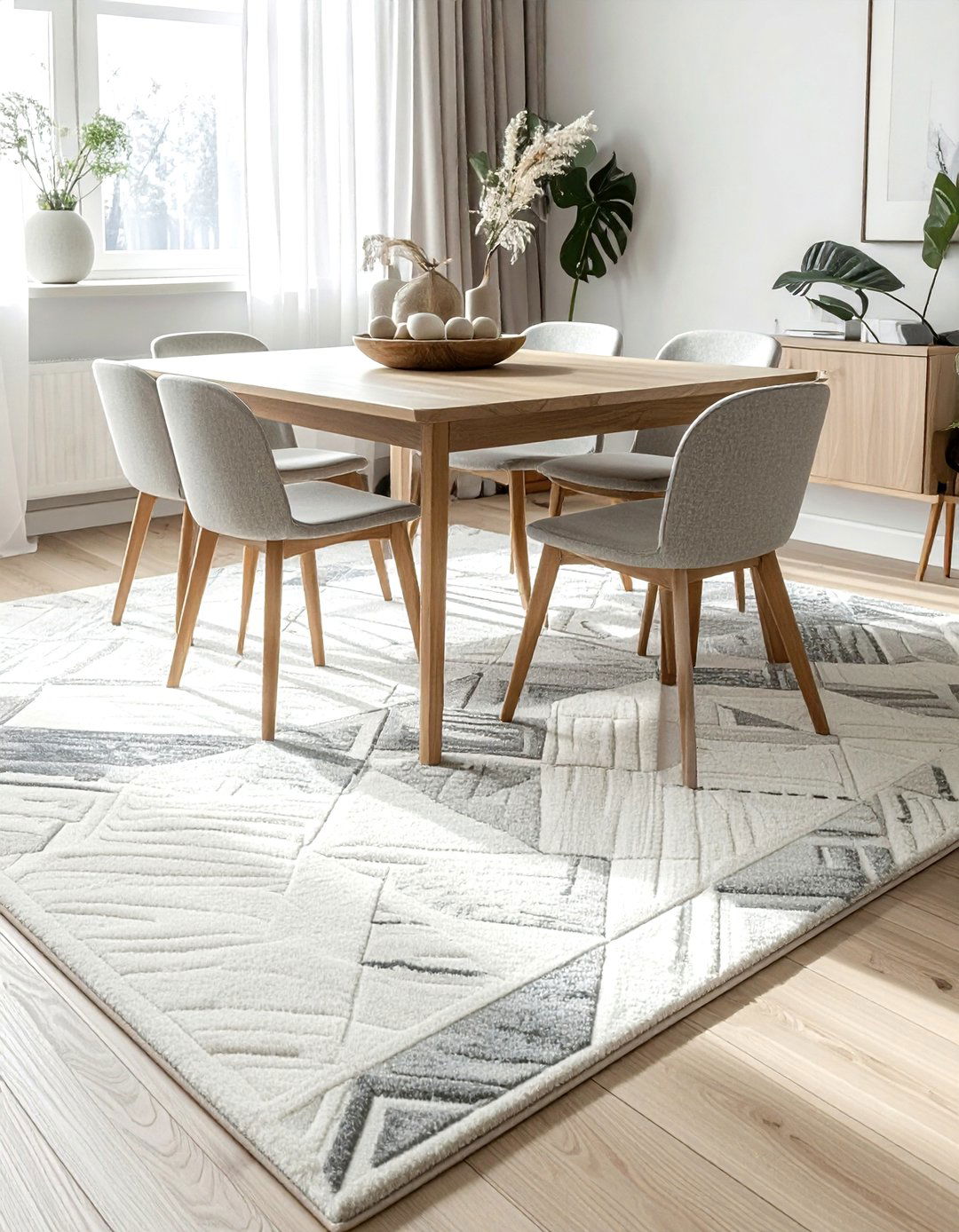 Scandinavian dining room rug - 30 Scandinavian dining room ideas