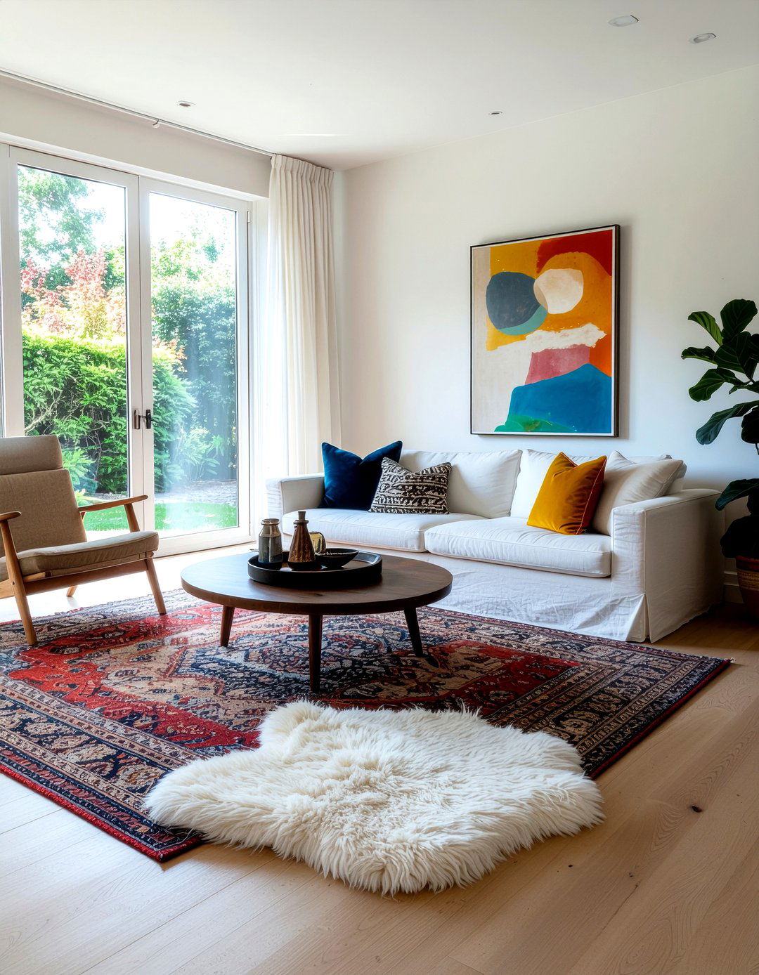 Scandinavian eclectic living room - 30 eclectic living room ideas