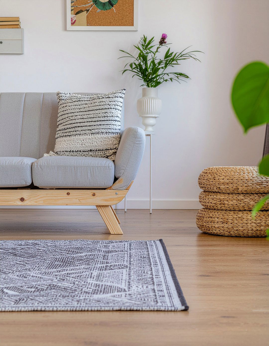 Scandinavian furniture set - 30 warm gray living room ideas