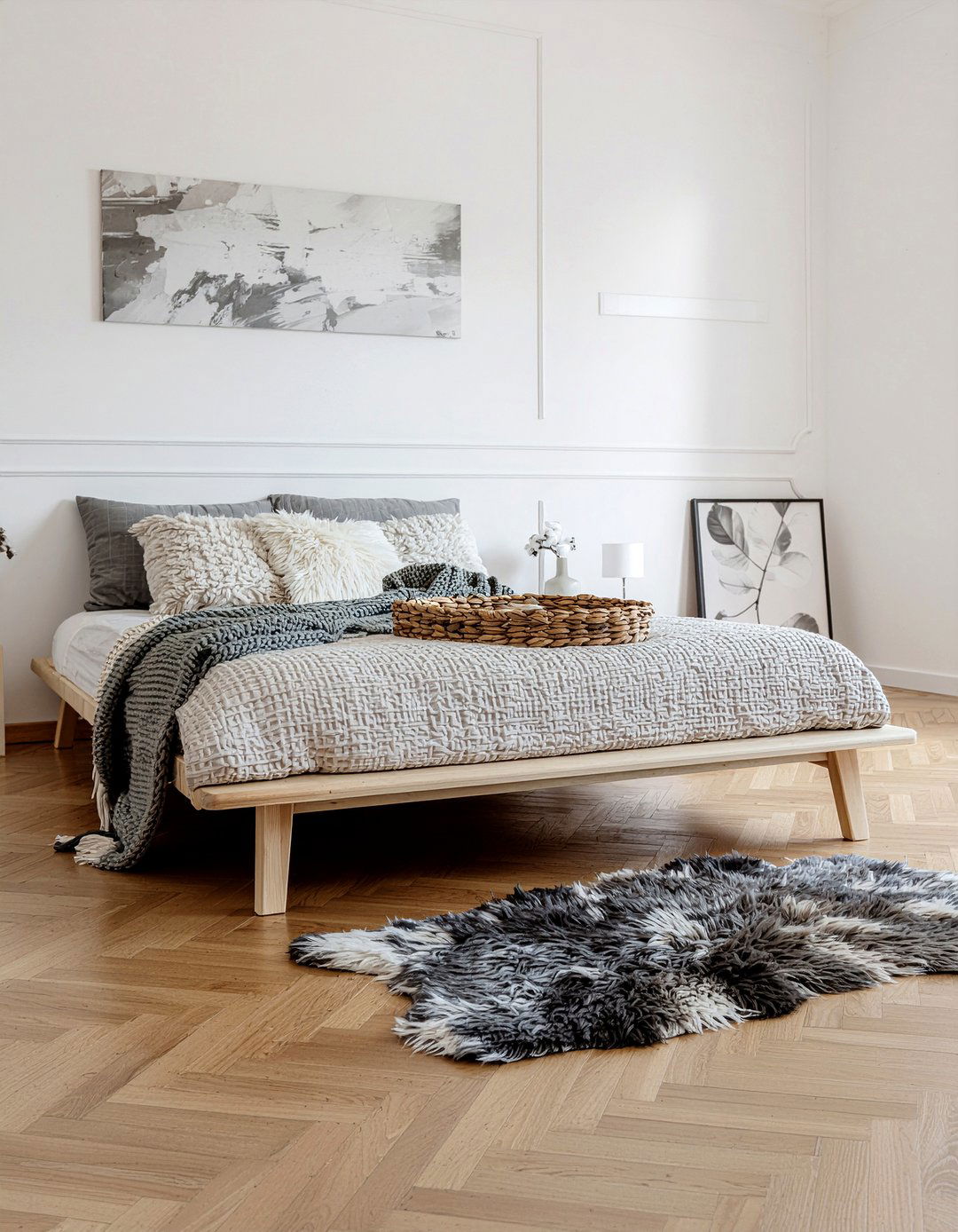 Scandinavian gray bedroom - 30 warm gray bedroom ideas