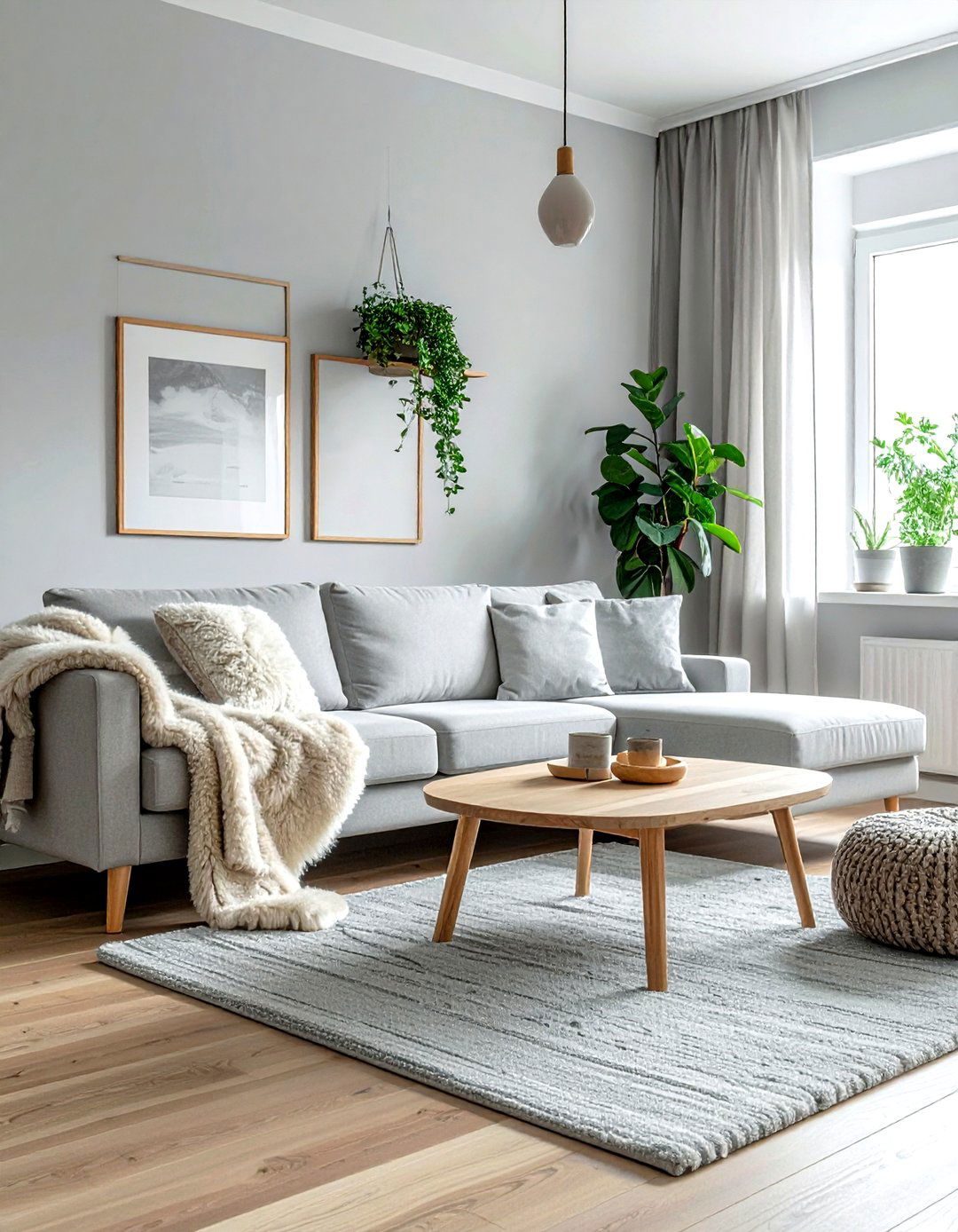 Scandinavian grey living room - 30 modern grey living room ideas