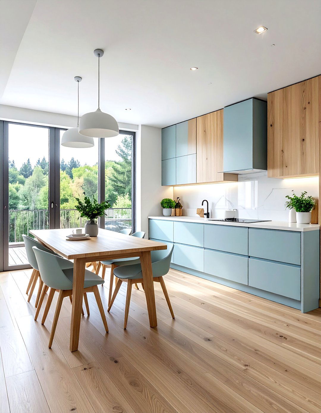 Scandinavian kitchen - 30 spacious kitchen ideas