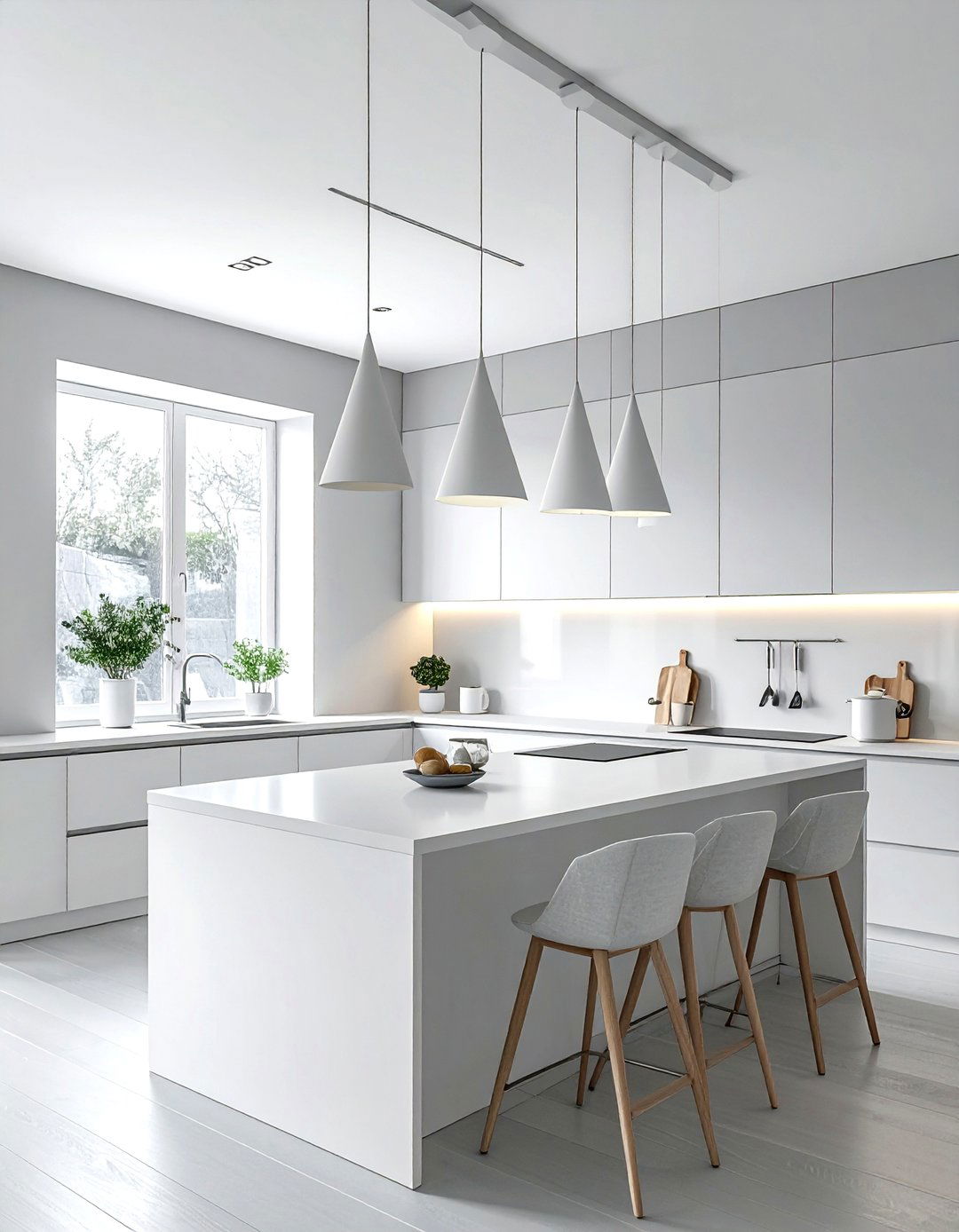 Scandinavian kitchen lighting - 30 cluster pendant kitchen ideas