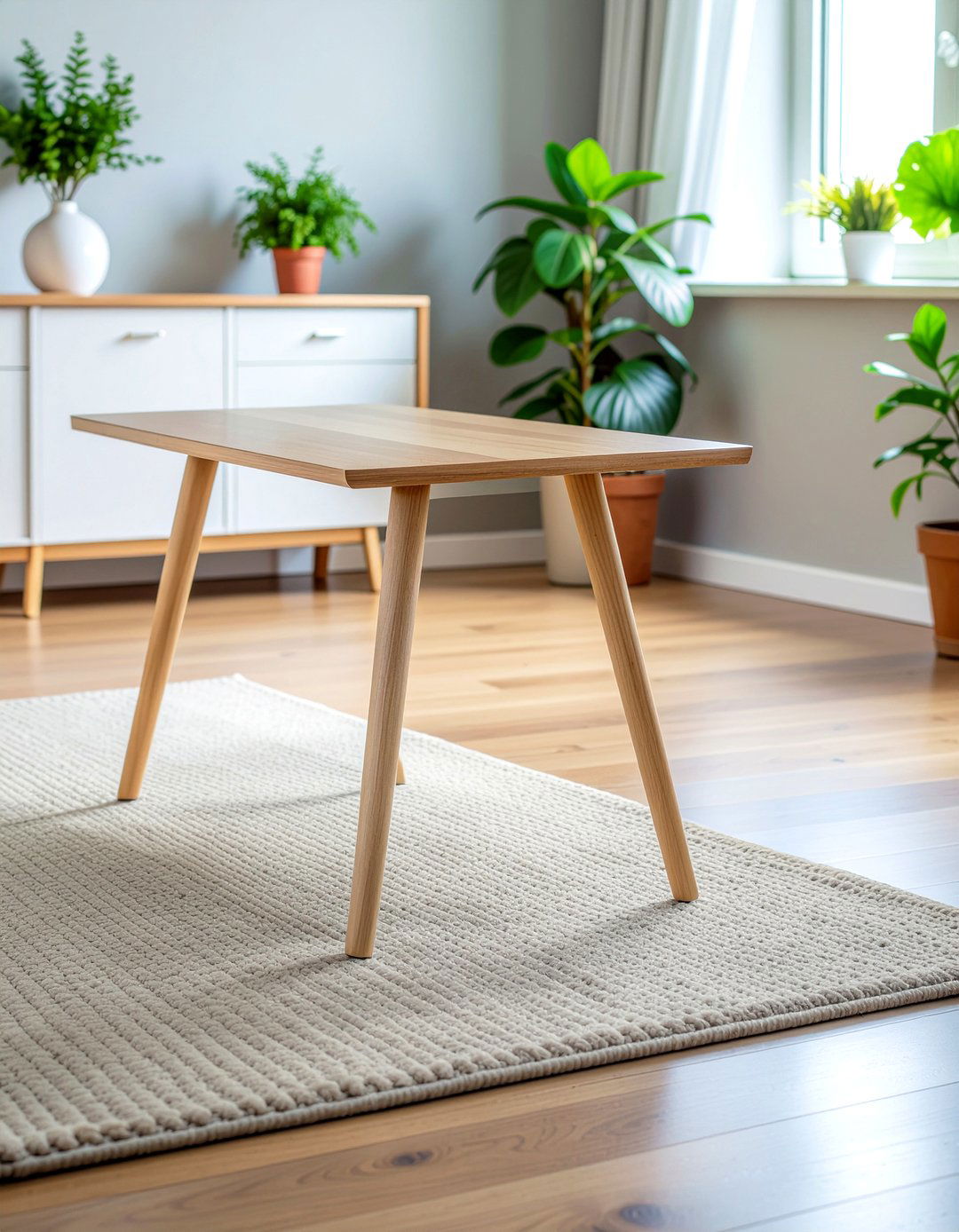 Scandinavian light oak table - 30 oak dining table ideas