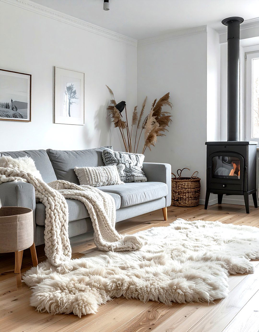 Scandinavian living room - 30 living room warm settings