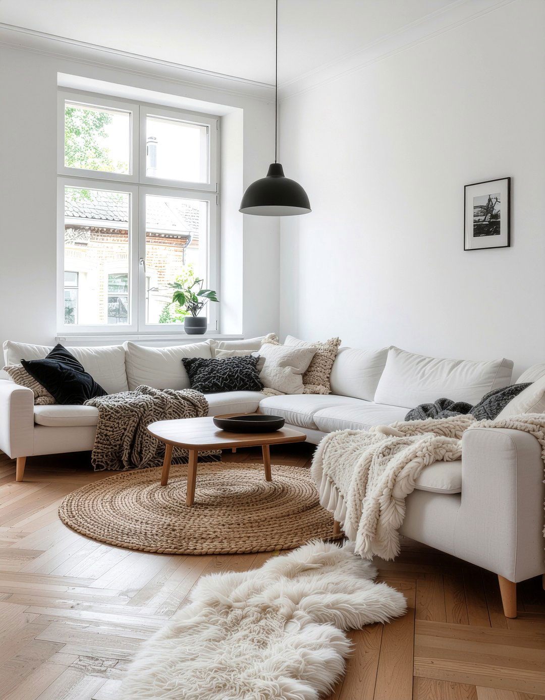 Scandinavian living room - 30 double height living room ideas