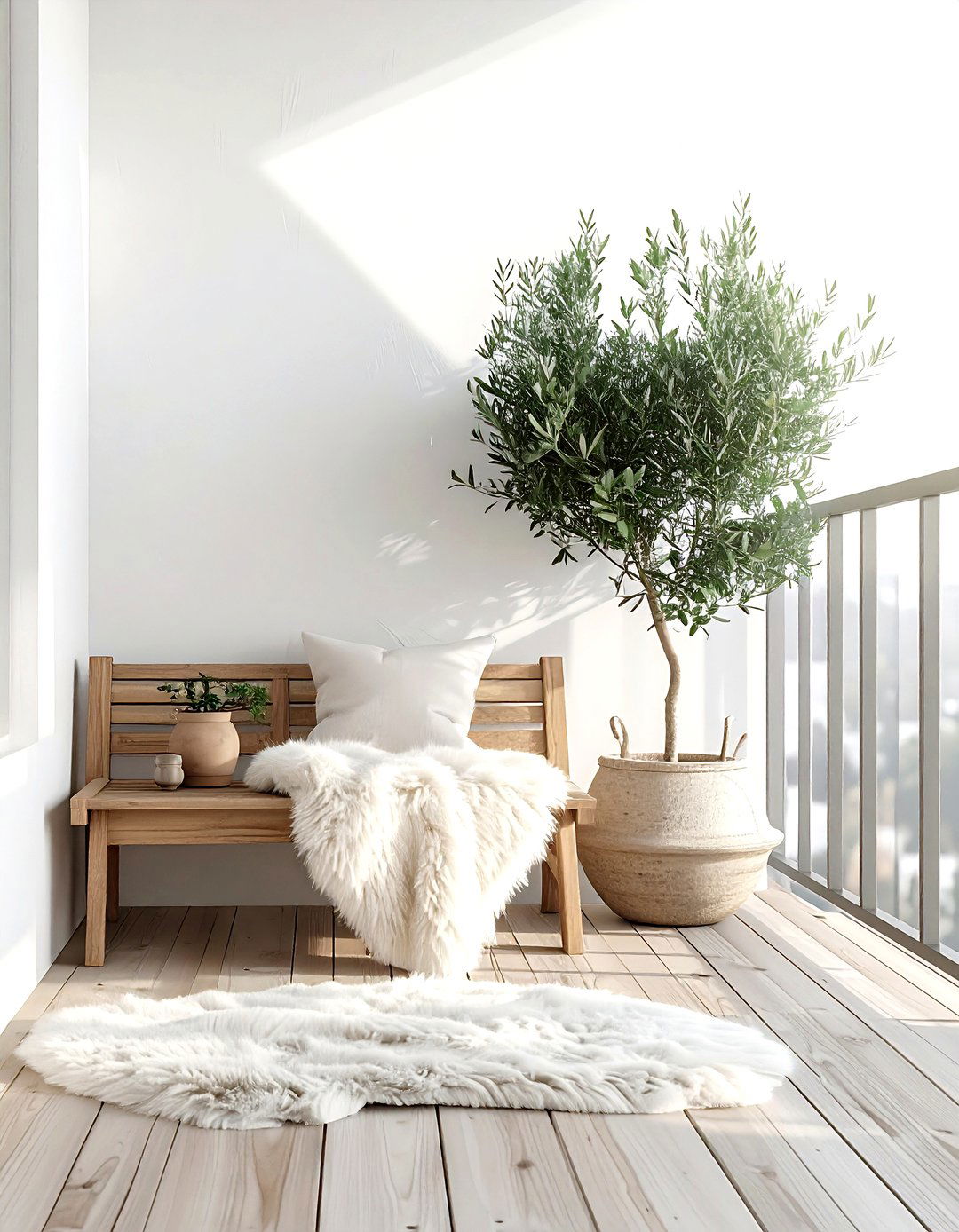 Scandinavian living room balcony decor - 30 living room with balcony ideas