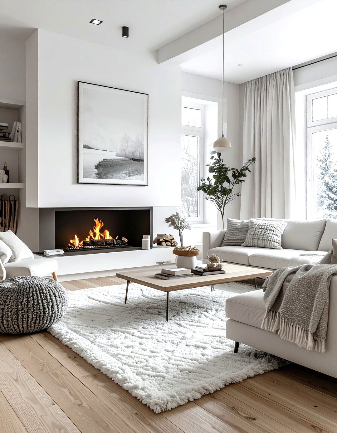Scandinavian luxury living room - 30 high-end living room ideas