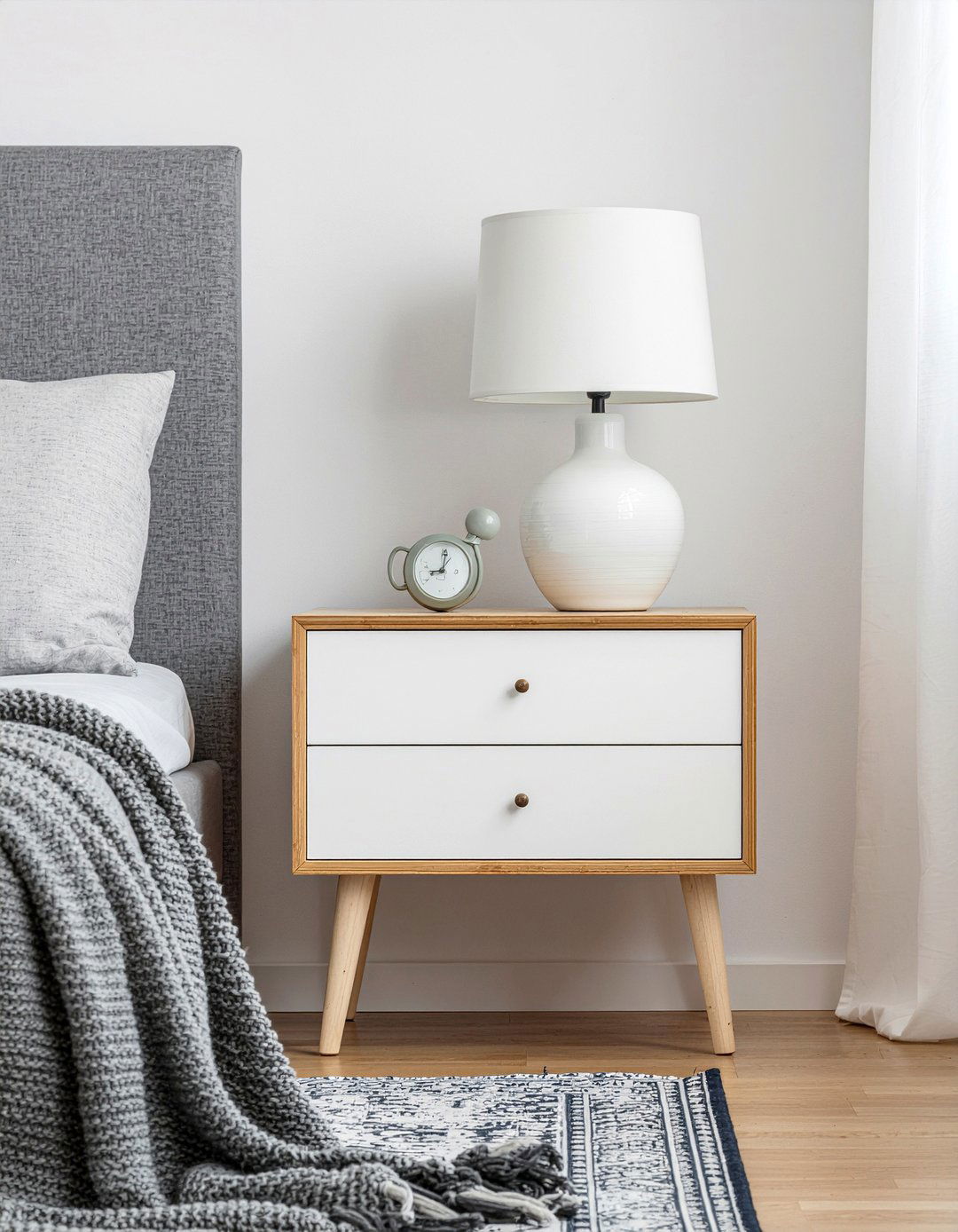 Scandinavian nightstand - 30 bedroom modern nightstands