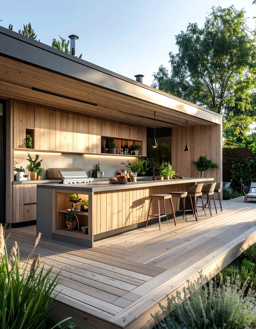 Scandinavian outdoor kitchen - 30 summer kitchen ideas