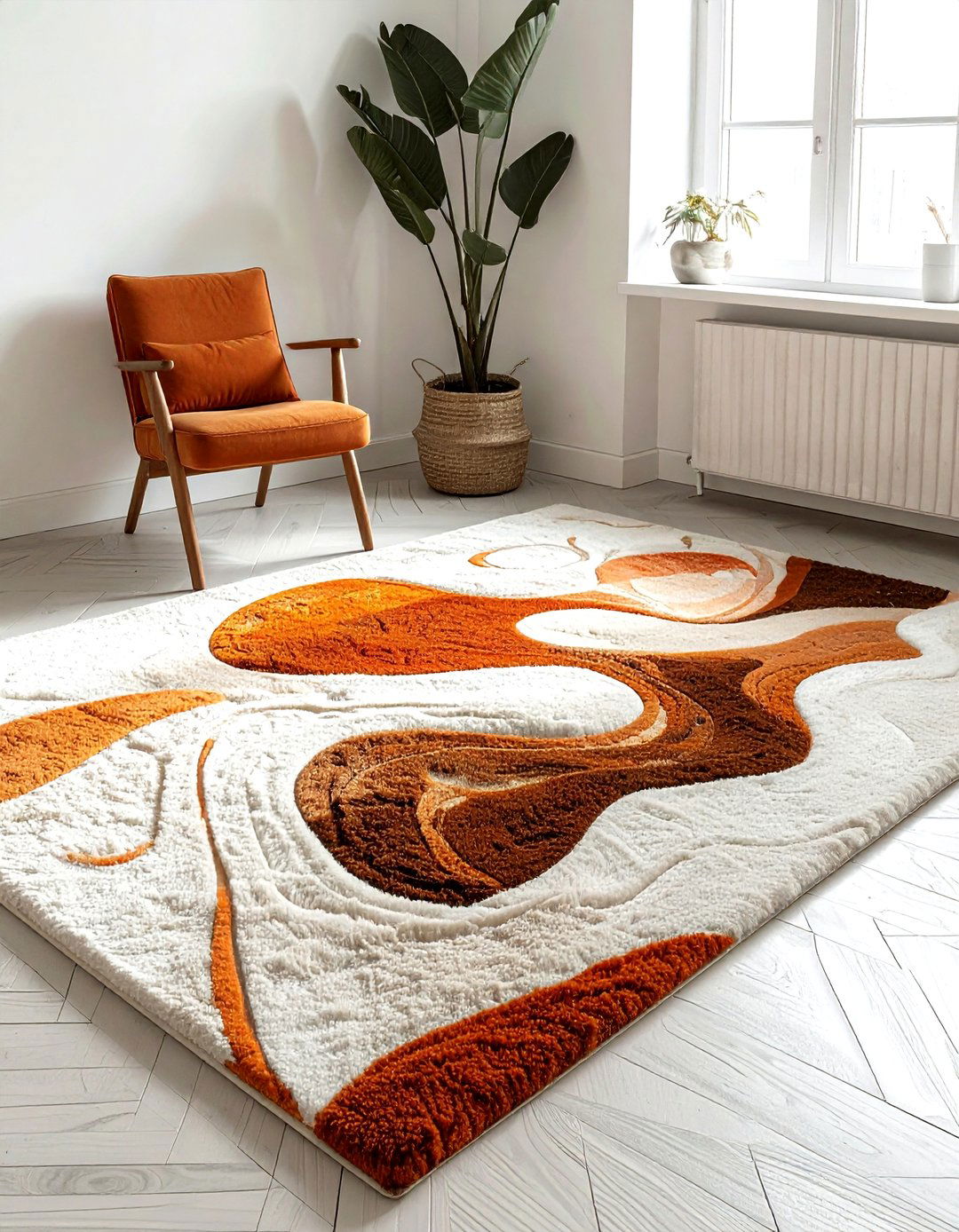 Scandinavian rya rug - 30 vintage rug ideas