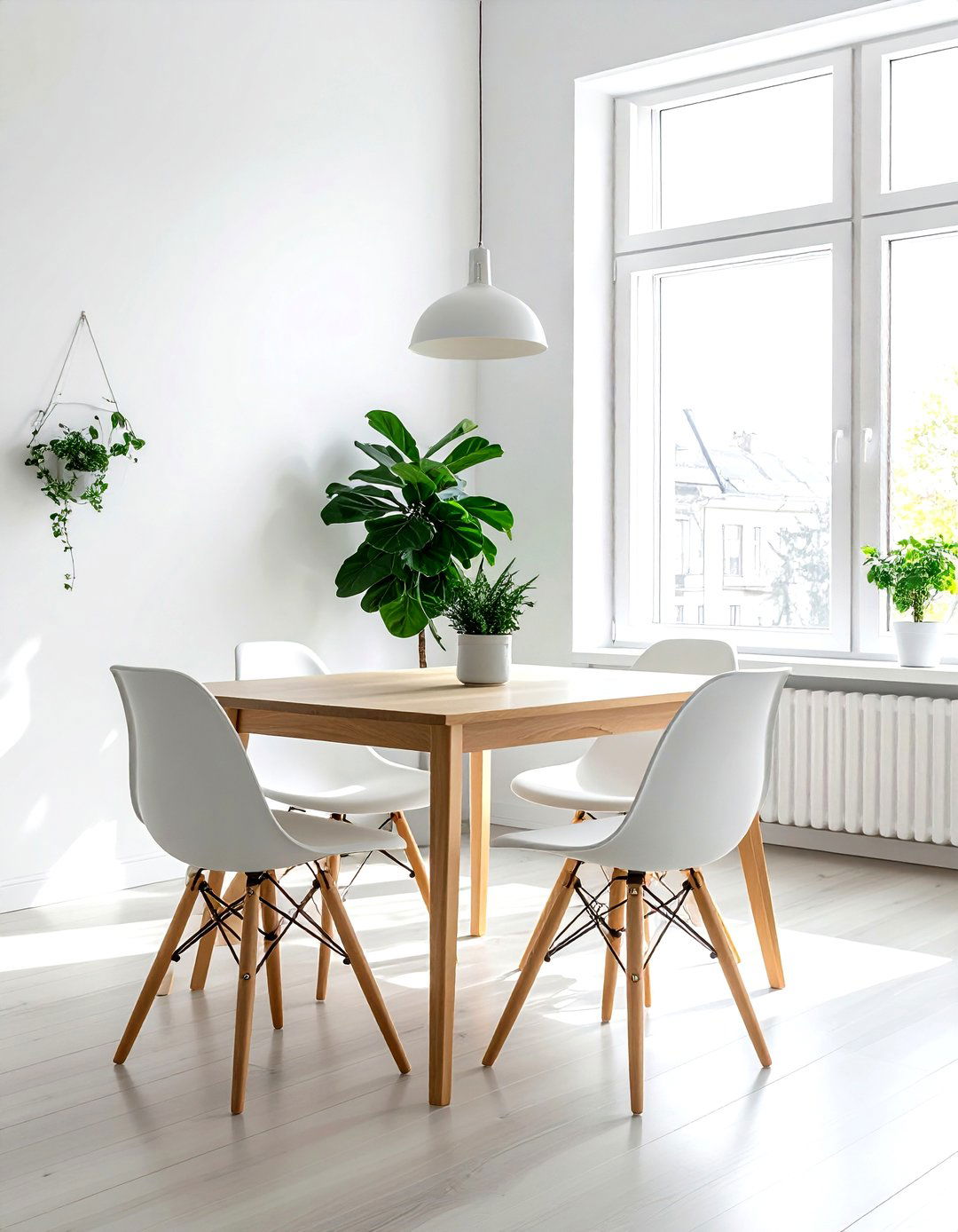 Scandinavian style small dining - 30 dining room for small spaces