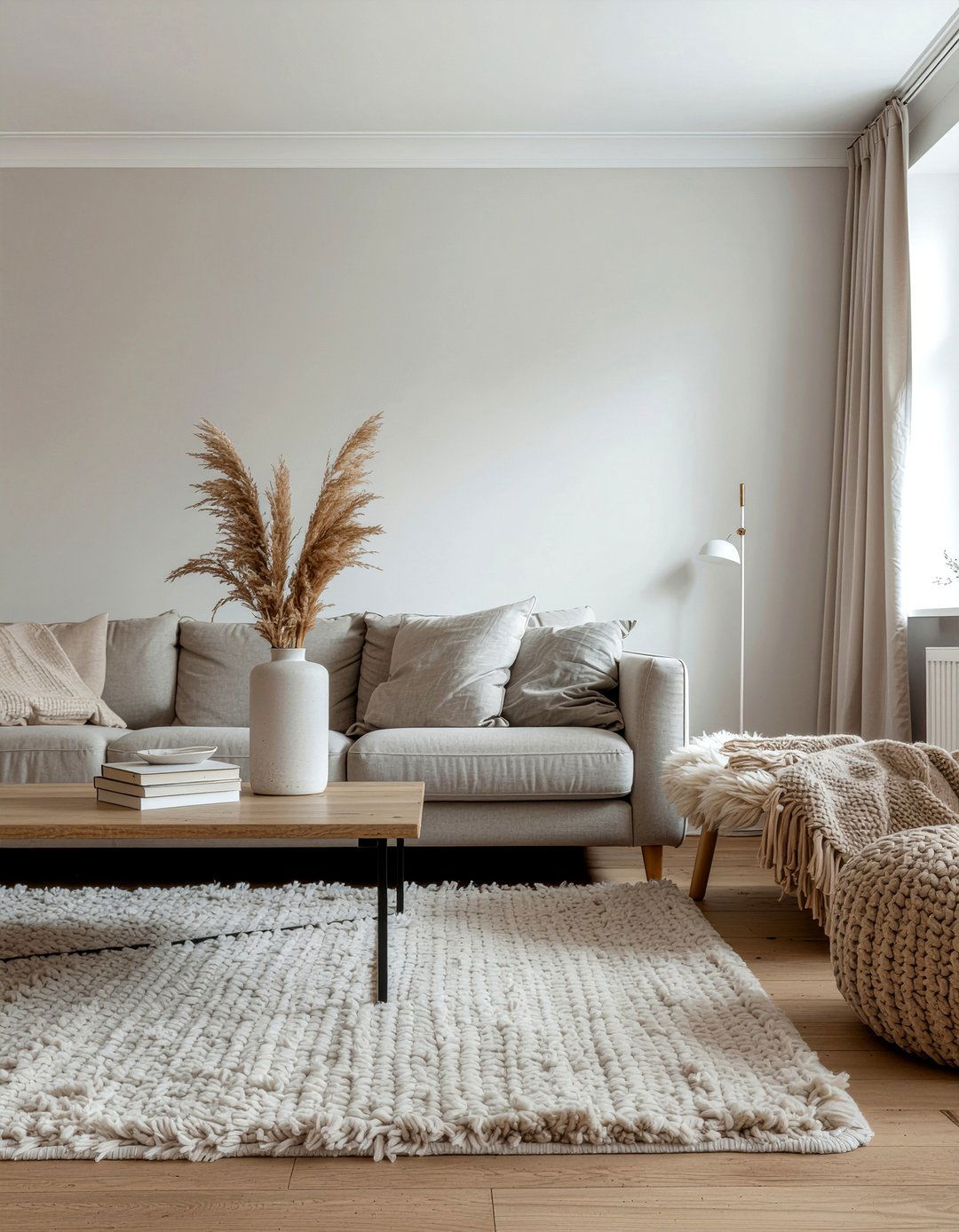 Scandinavian taupe living room - 30 taupe living room ideas