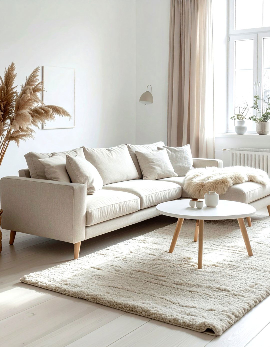 Scandinavian track arm sofa - 30 living room track arm sofa ideas
